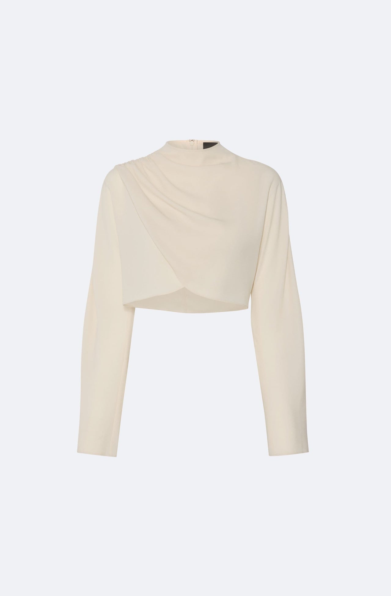 Georgette Draped Neck Dolman Top - LAPOINTE