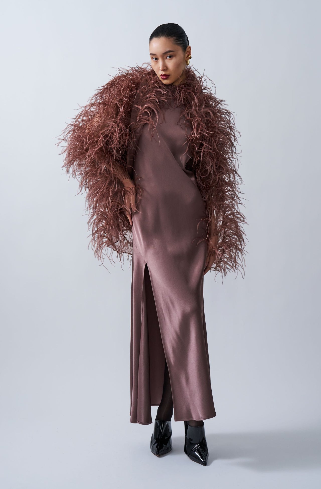 Marbled Feathers Jacket - LAPOINTE