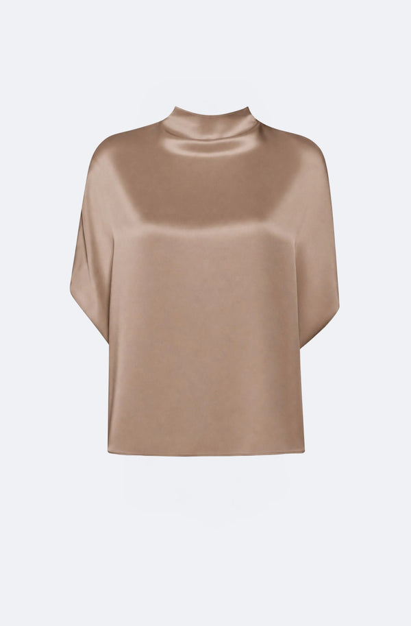 Satin Cape Tee