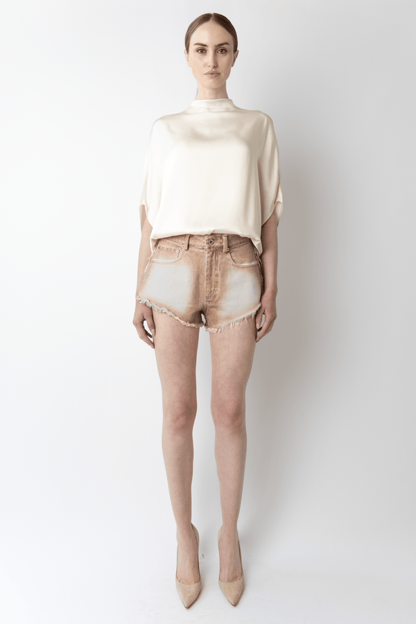 Pigment Denim Base Mini Short - LAPOINTE