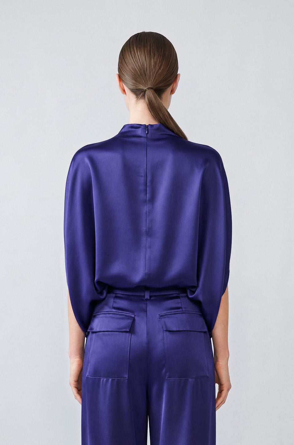 Satin Cape Tee