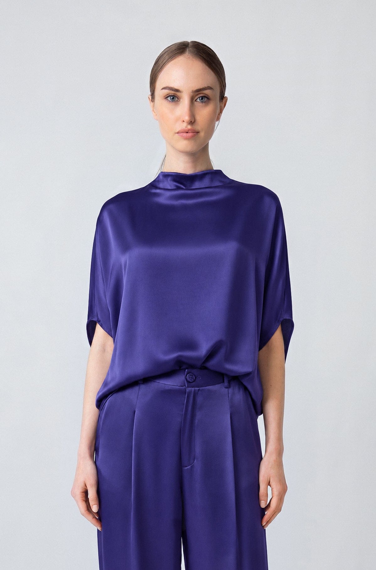 Satin Cape Tee