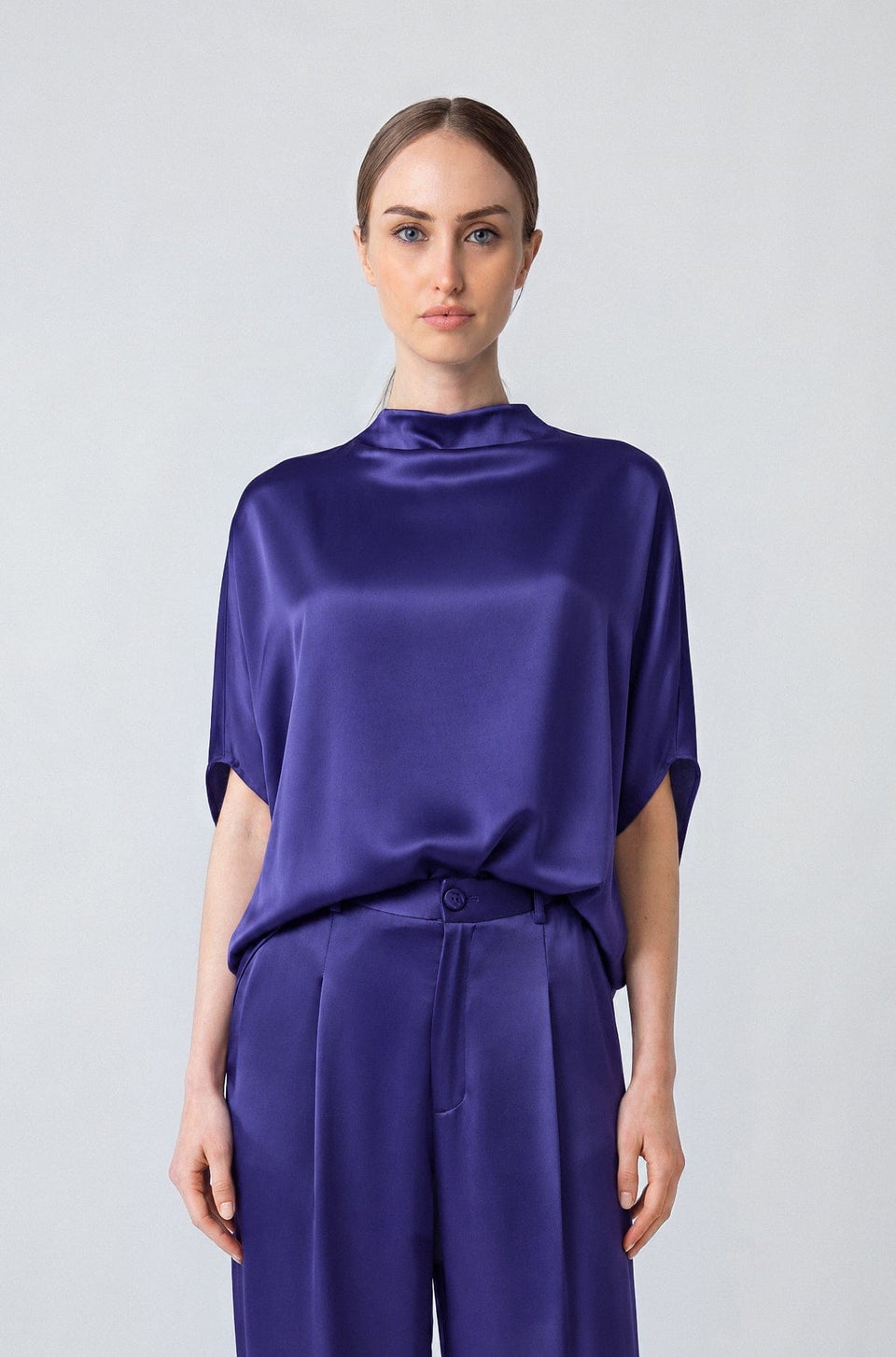 Satin Cape Tee