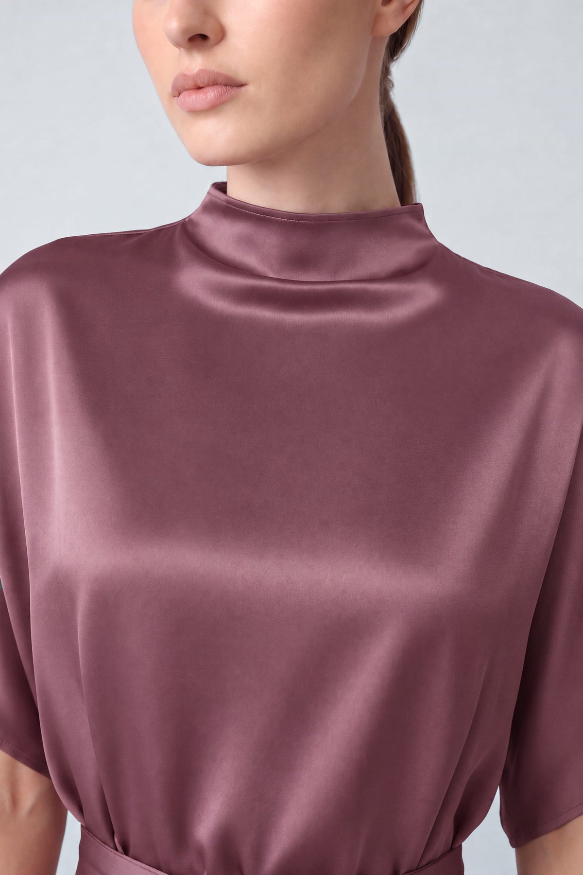 Satin Cape Tee