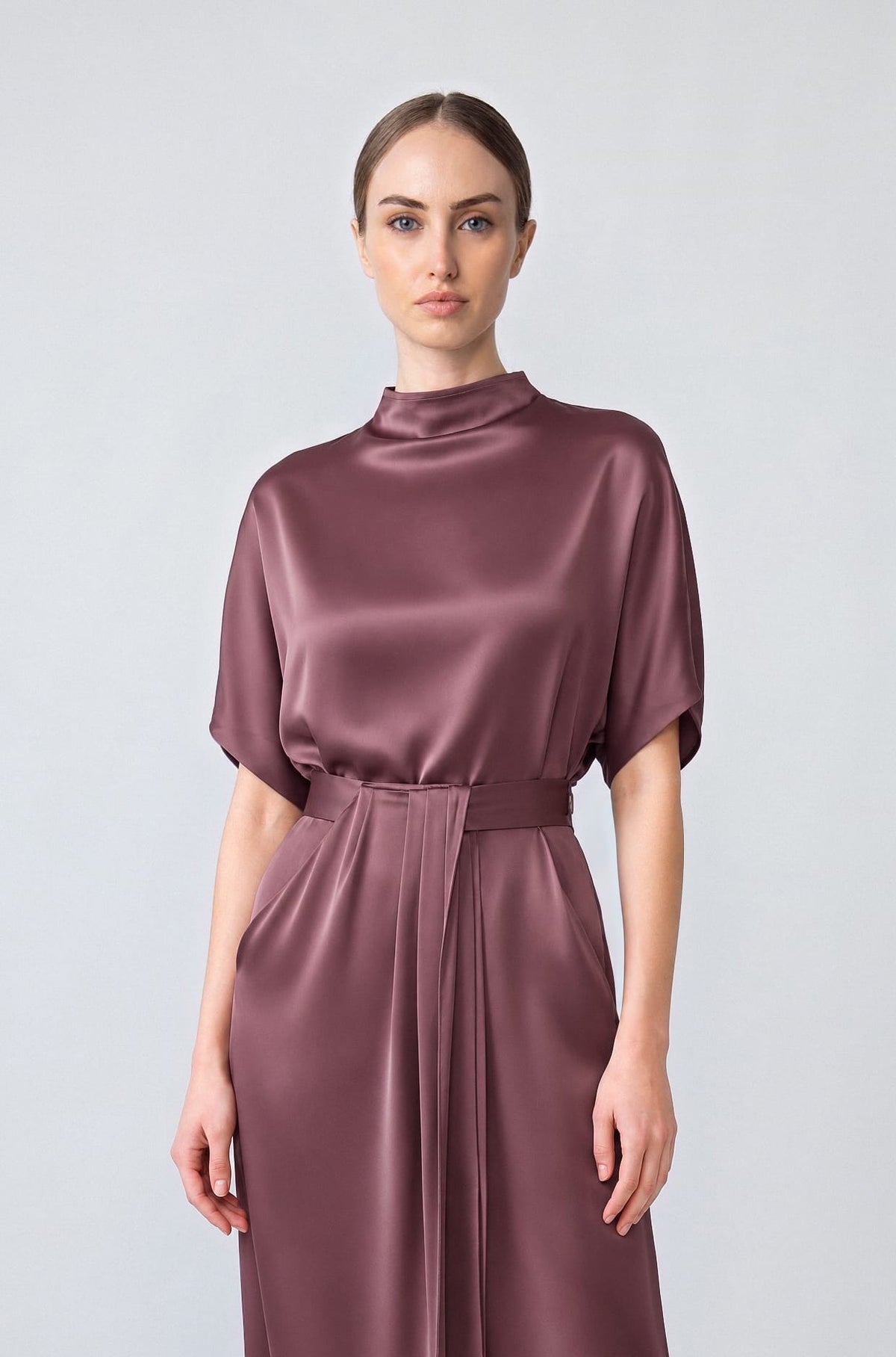 Satin Cape Tee