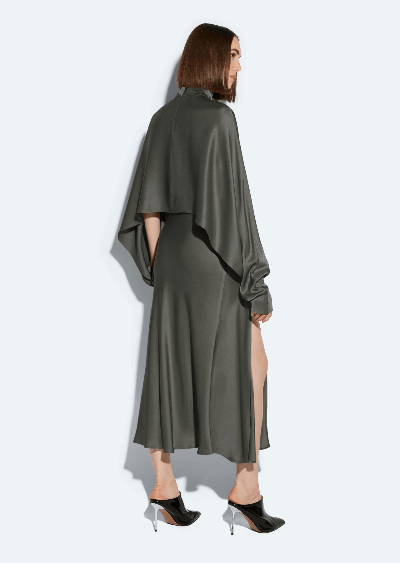 Satin Bias Midi Skirt - LAPOINTE