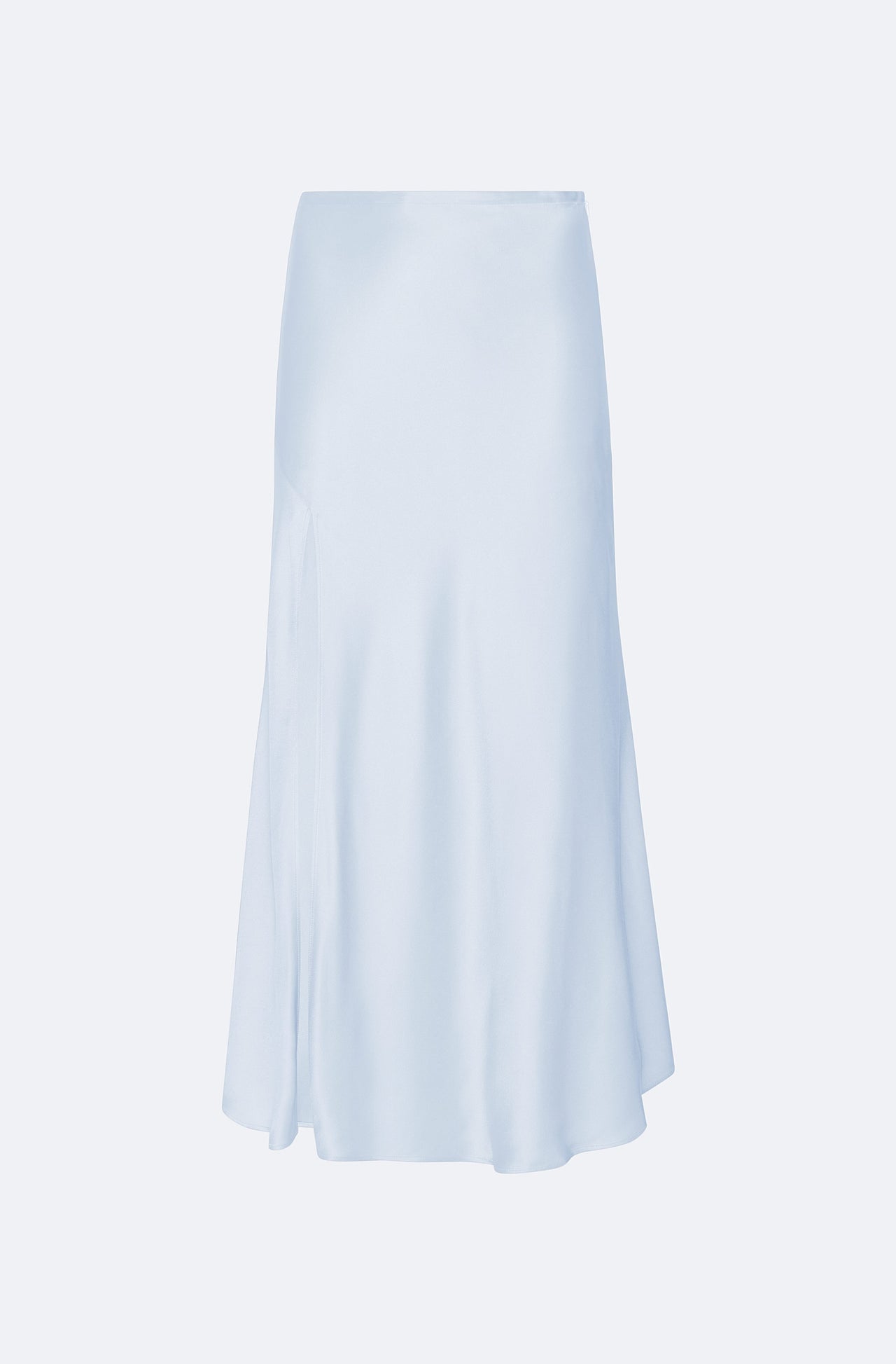 Satin Bias Slit Midi Skirt - LAPOINTE