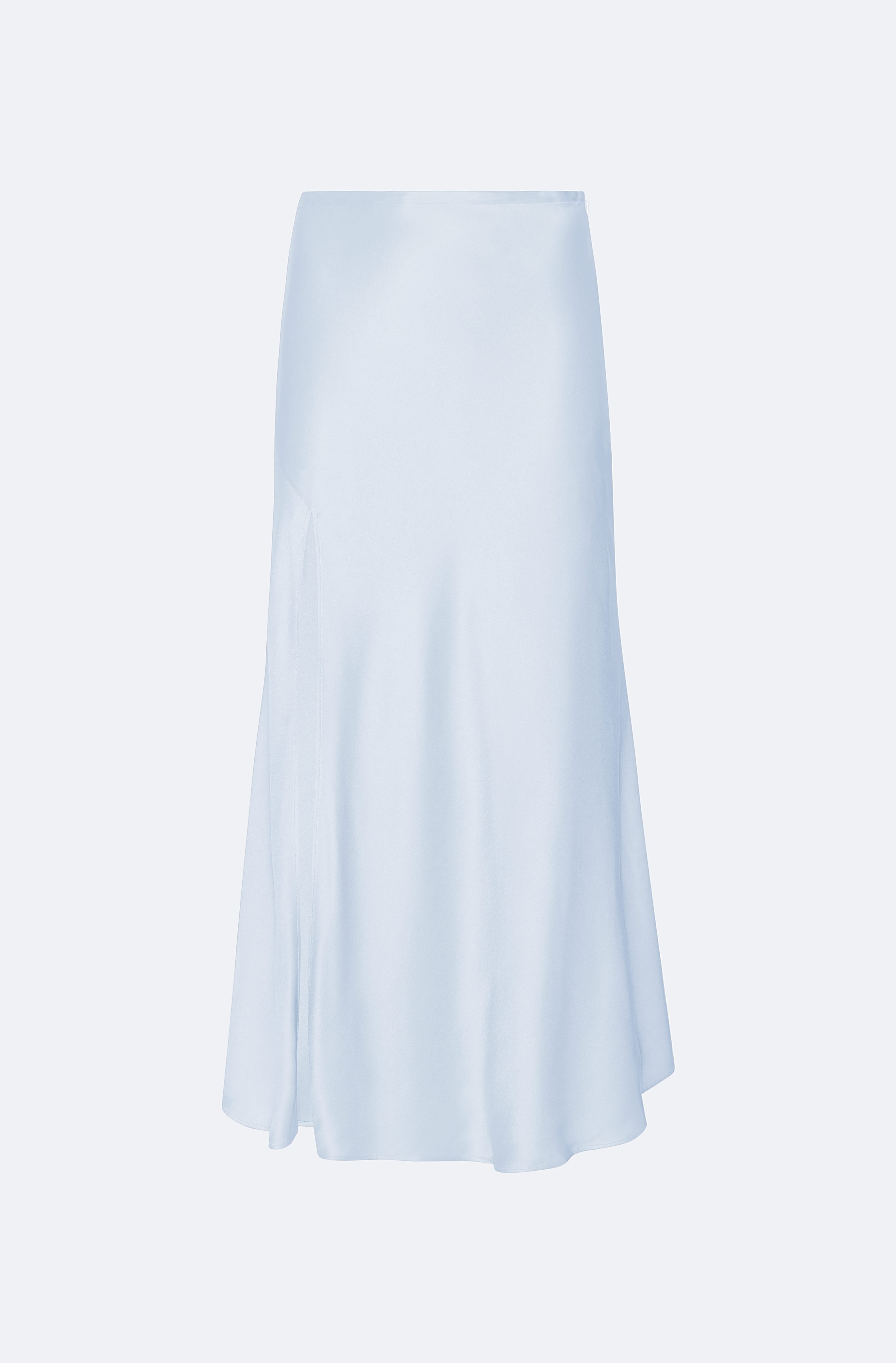 Satin Bias Slit Midi Skirt - LAPOINTE