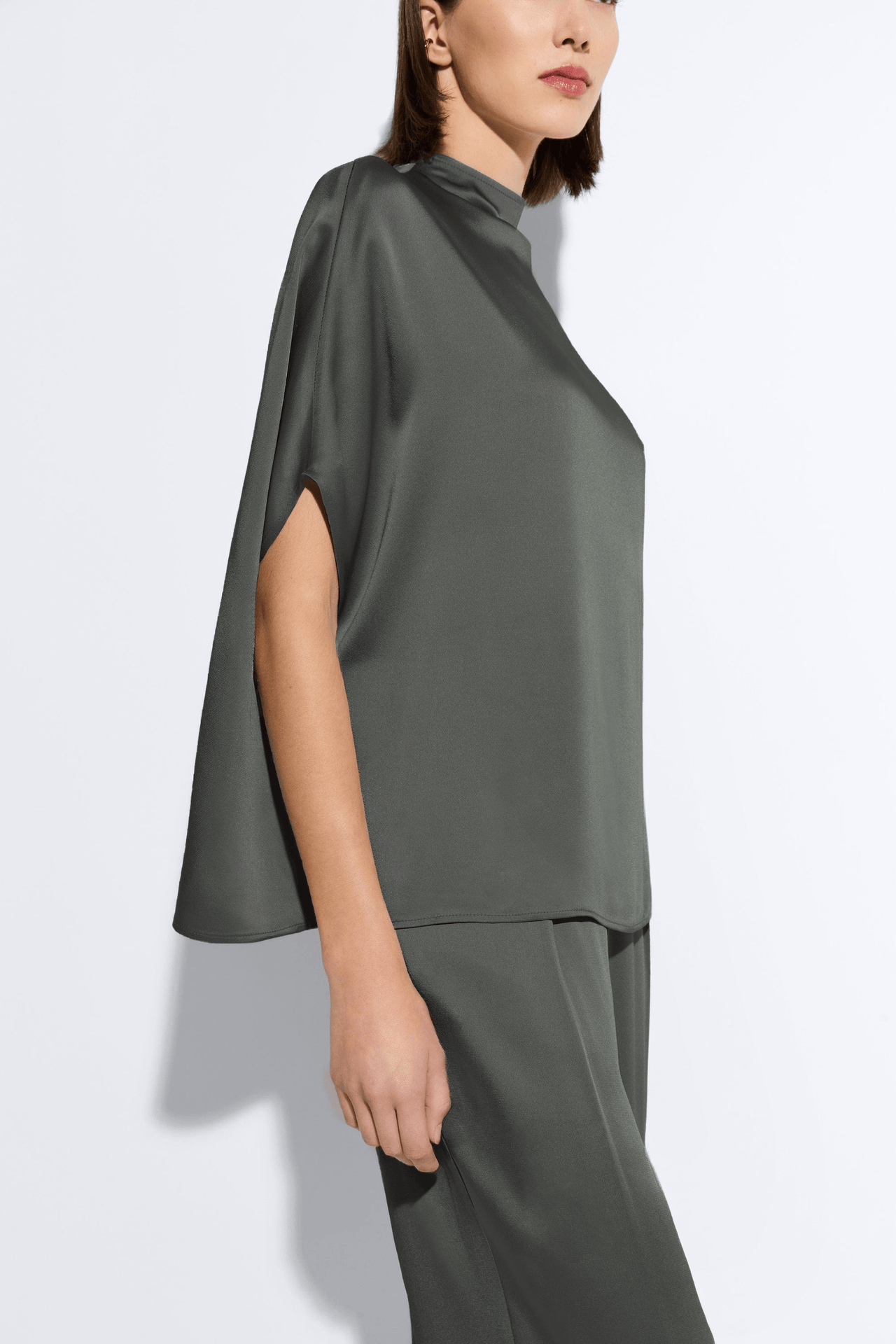 Satin Cape Tee - LAPOINTE
