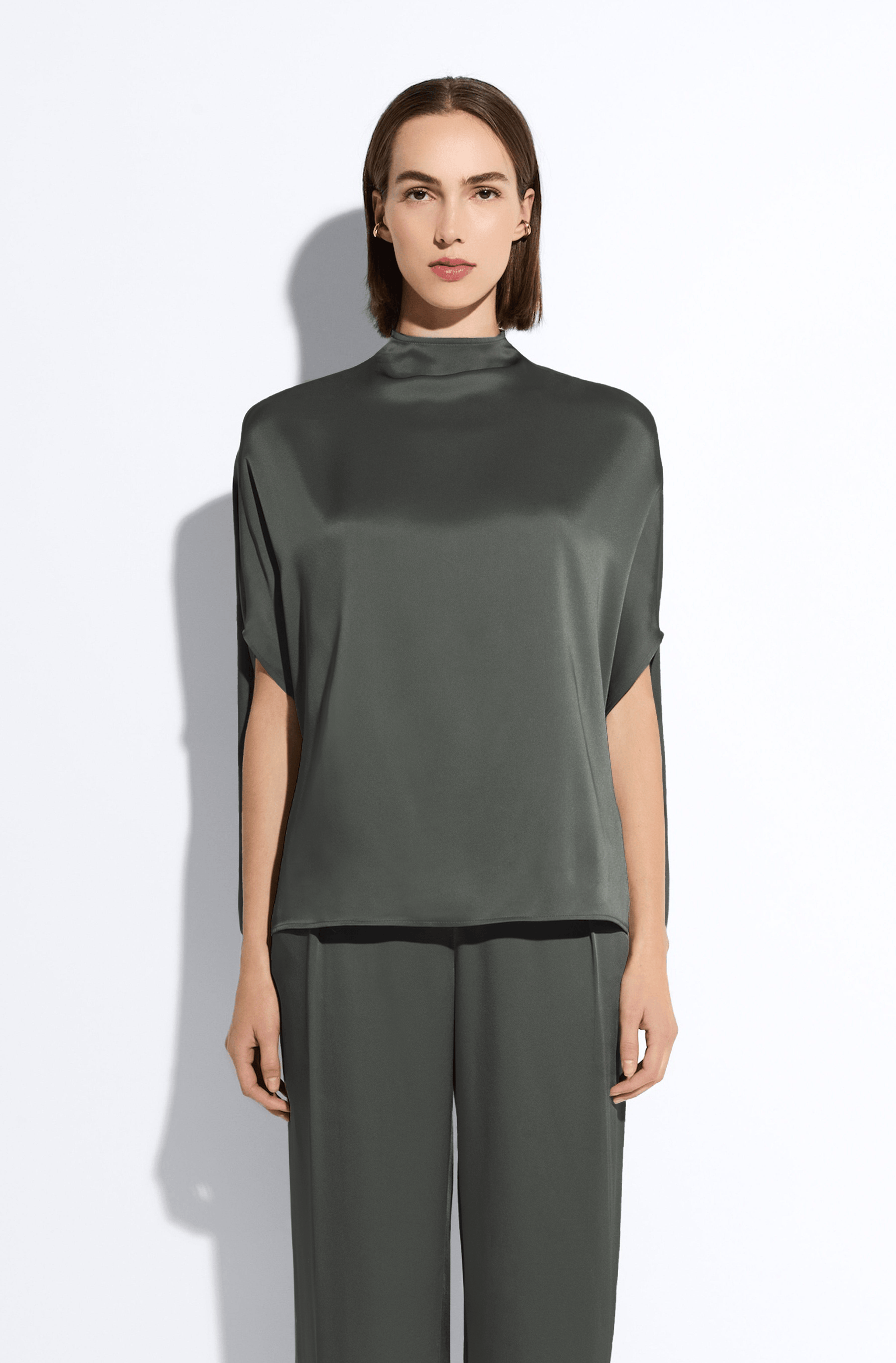 Satin Cape Tee - LAPOINTE