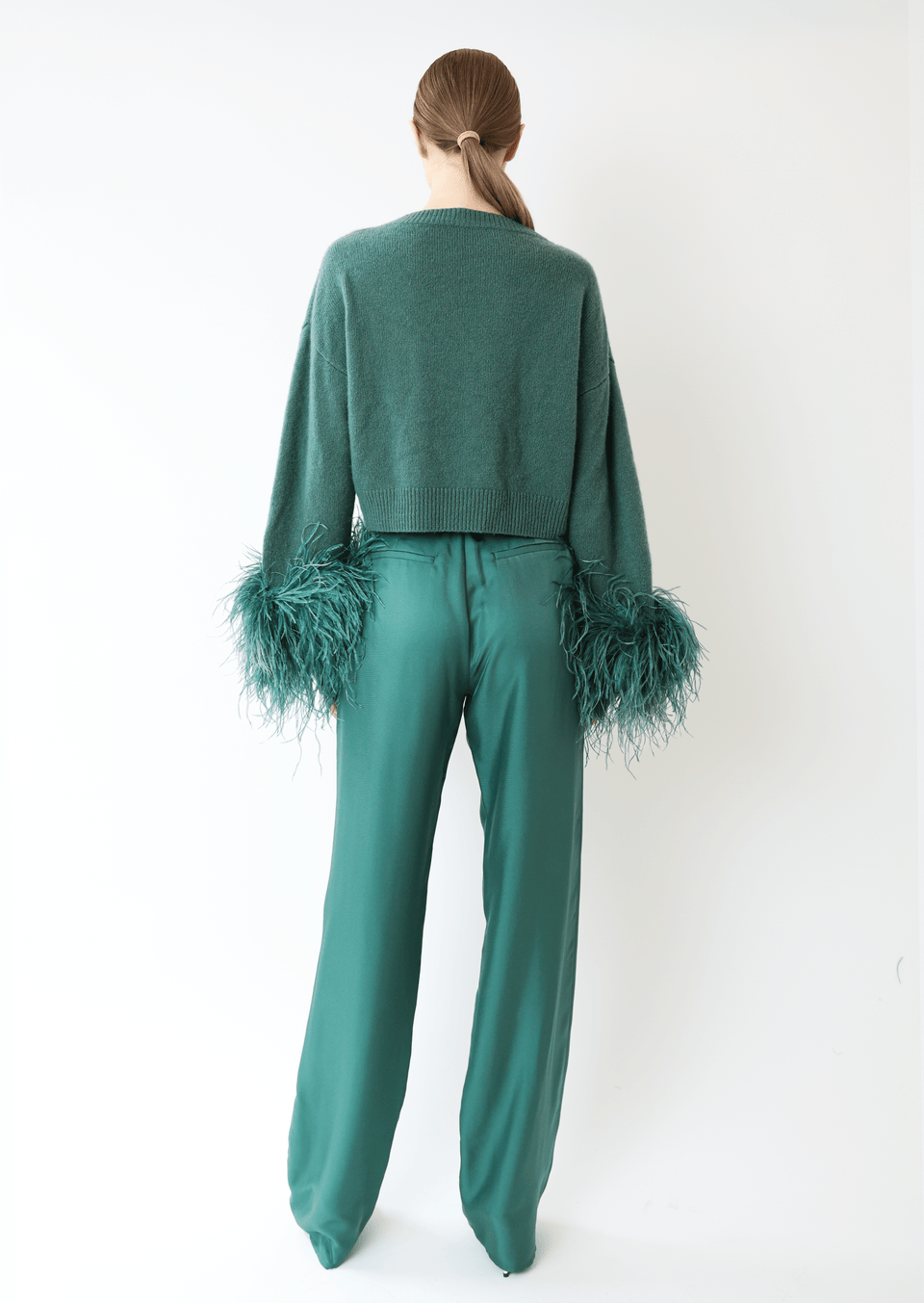 Silky Twill Belted Pant - LAPOINTE