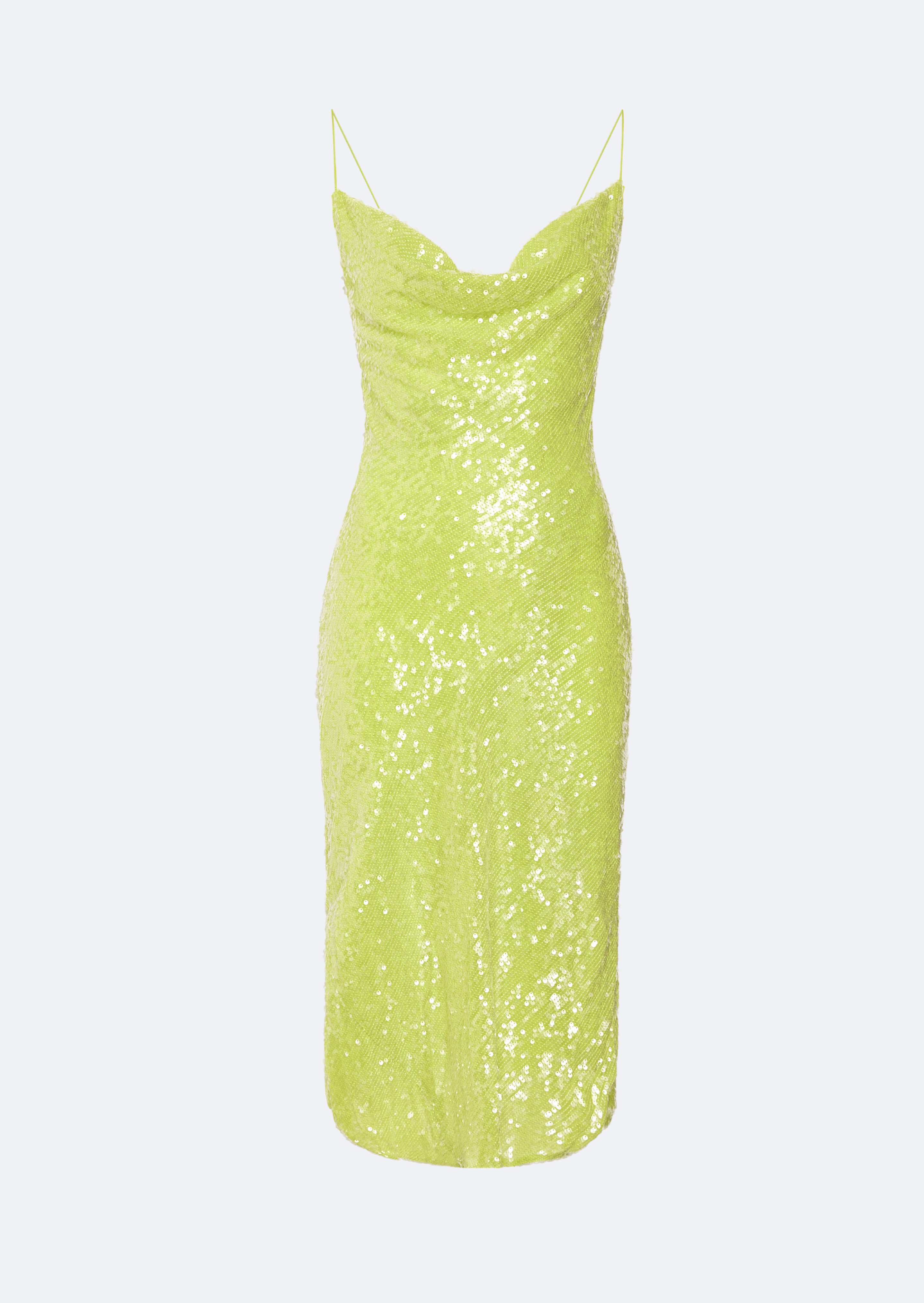 Sequin Cowl Midi Dress - LAPOINTE