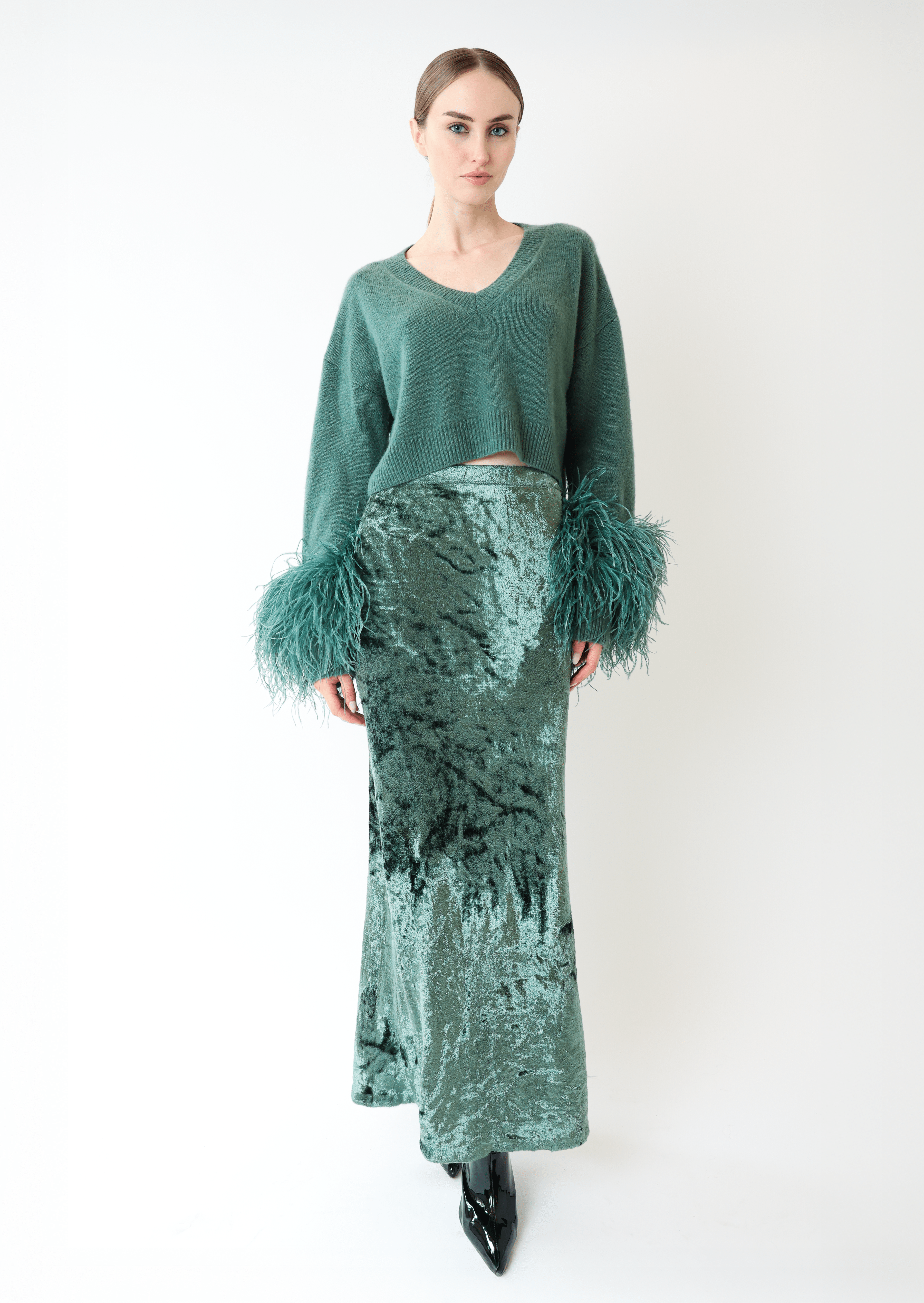 Velvet Skirt - LAPOINTE