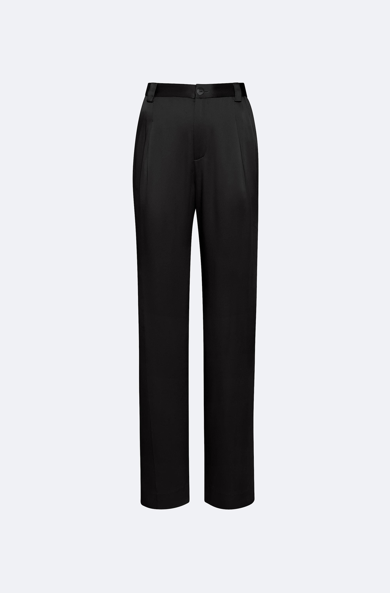 Satin Relaxed Pleated Pant - LAPOINTE