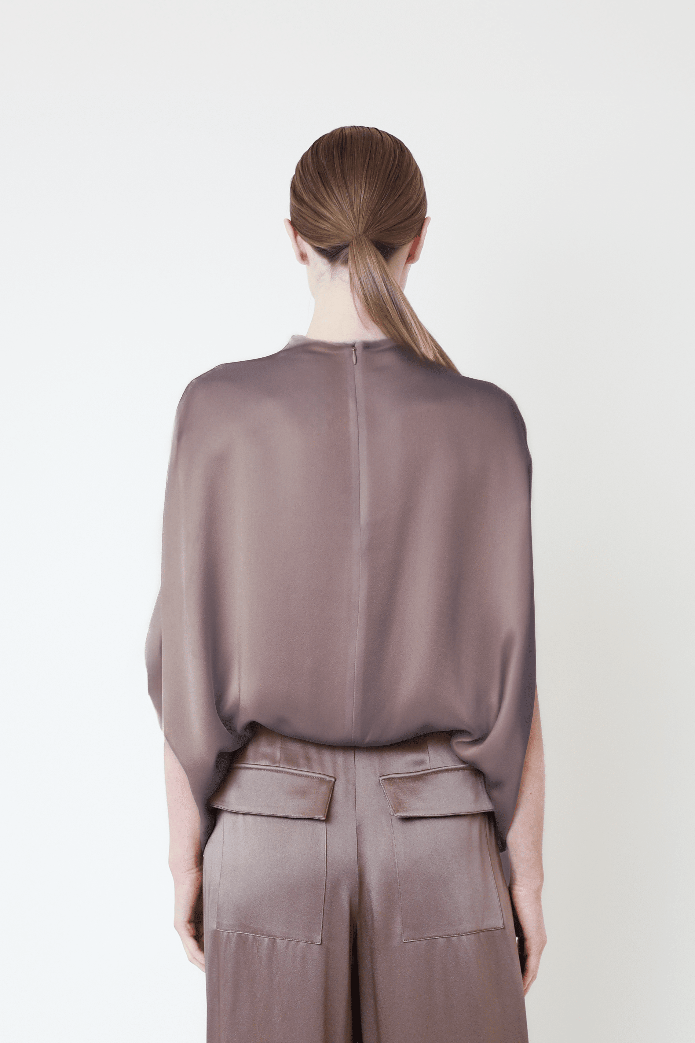 Satin Cape Tee - LAPOINTE