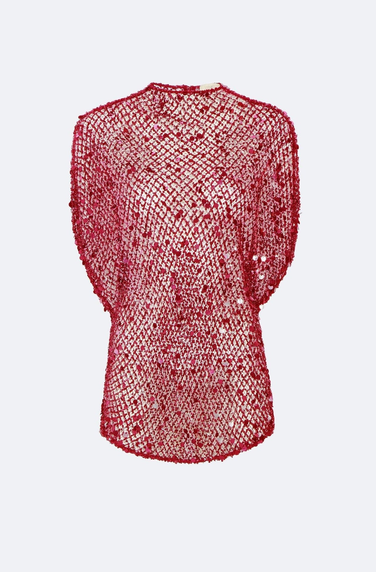 Net Mesh Sequin Cape Tee - LAPOINTE