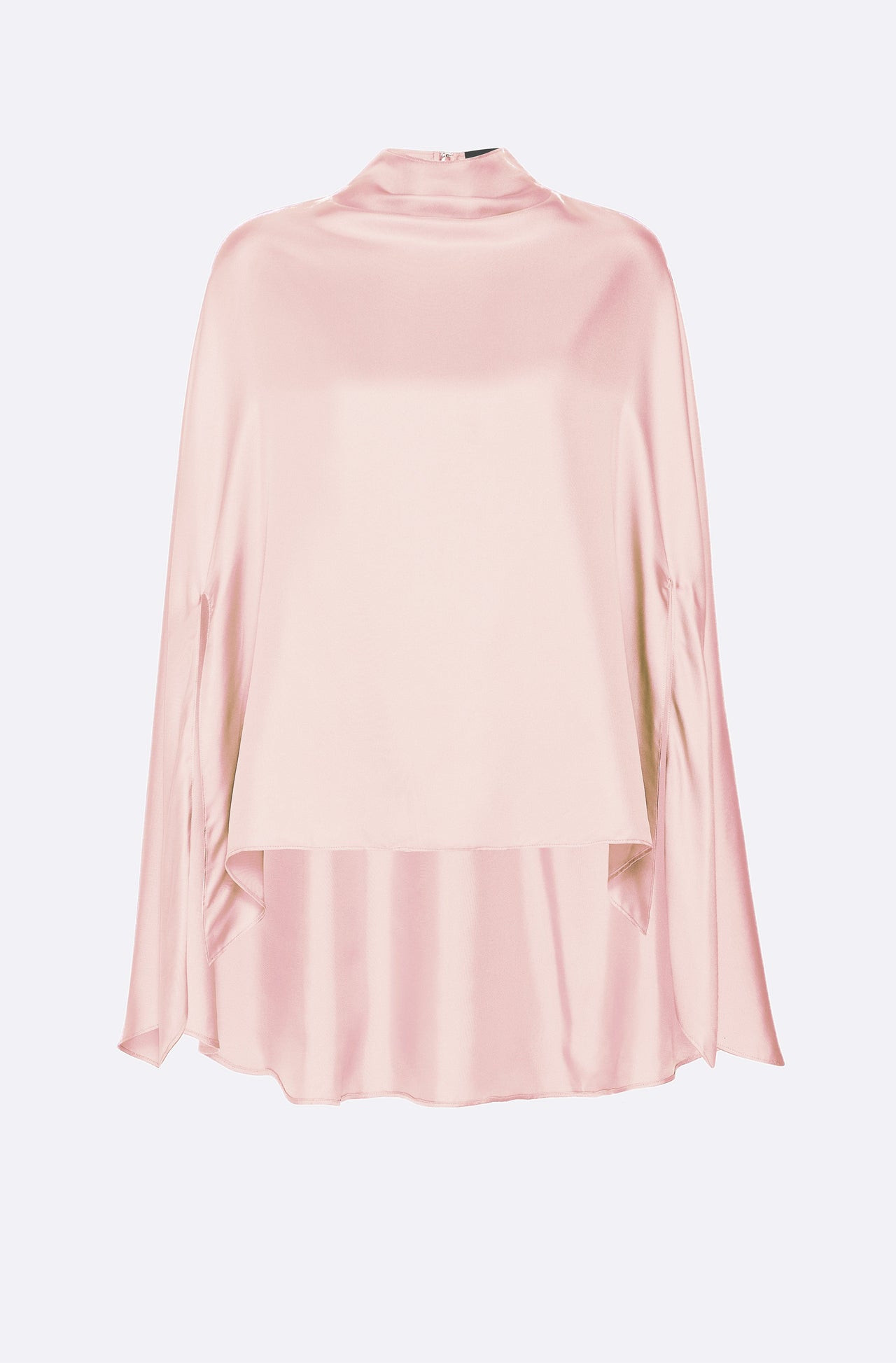 Silky Twill Oversized Cape Tee