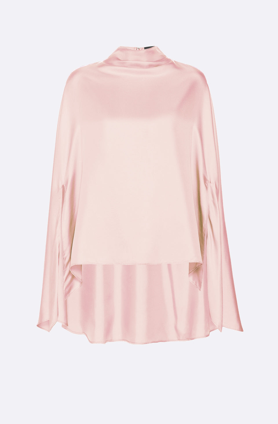 Silky Twill Oversized Cape Tee
