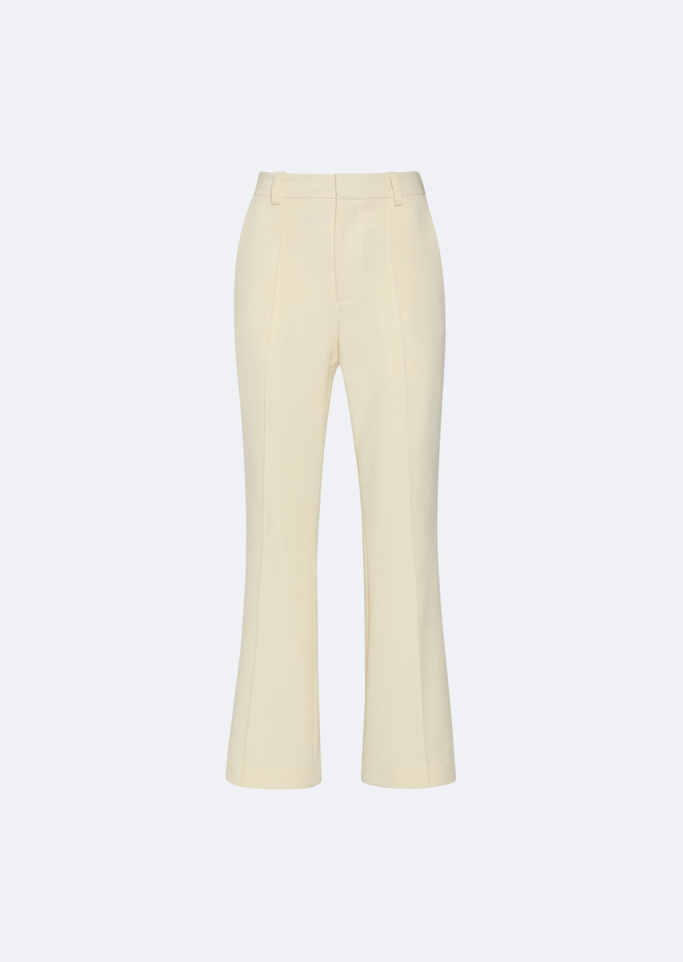 Matte Crepe High Waisted Cropped Flare Pant - LAPOINTE