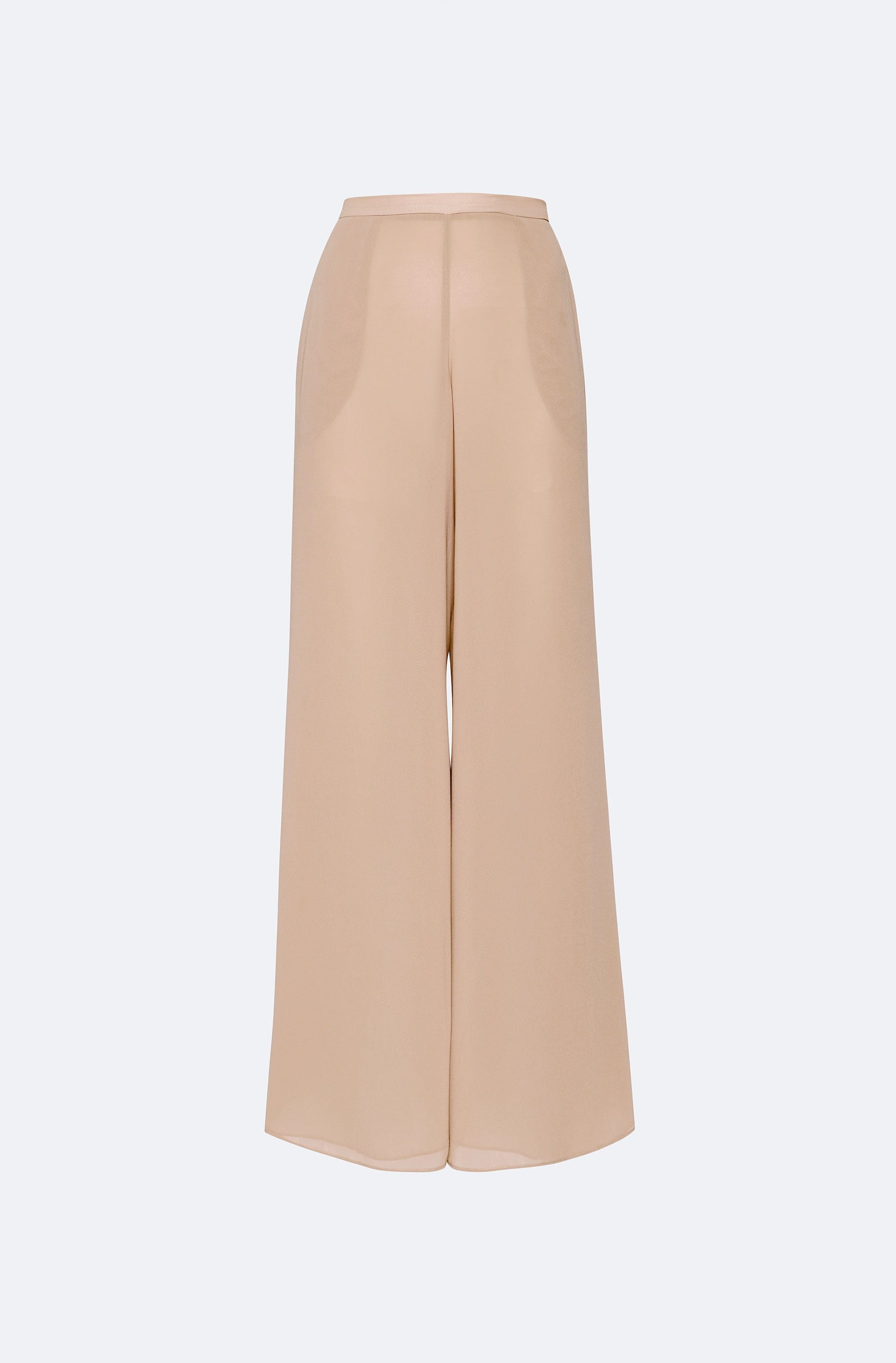 Lightweight Georgette Wide Leg Pant With Pockets