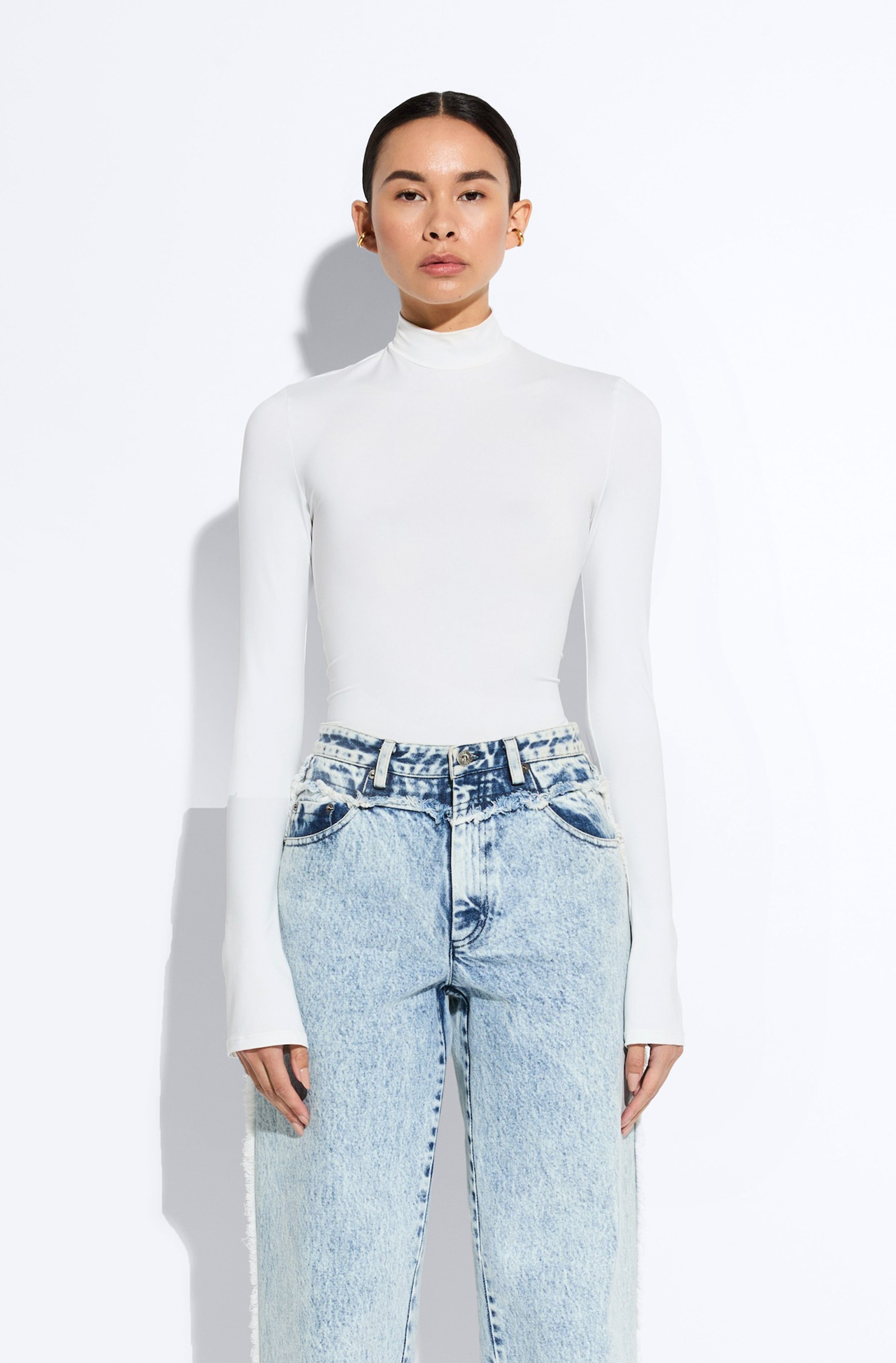 【Anyone more】[Plan] Chamber Hem Snap Washing 2Way Denim PT Lightwash Denim Double Seam Pant in Stoned denim Blue | LAPOINTE