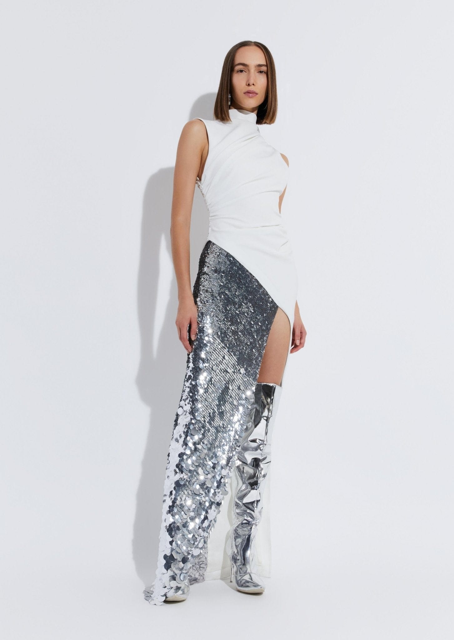 Wallis mesh sequin maxi dress hotsell