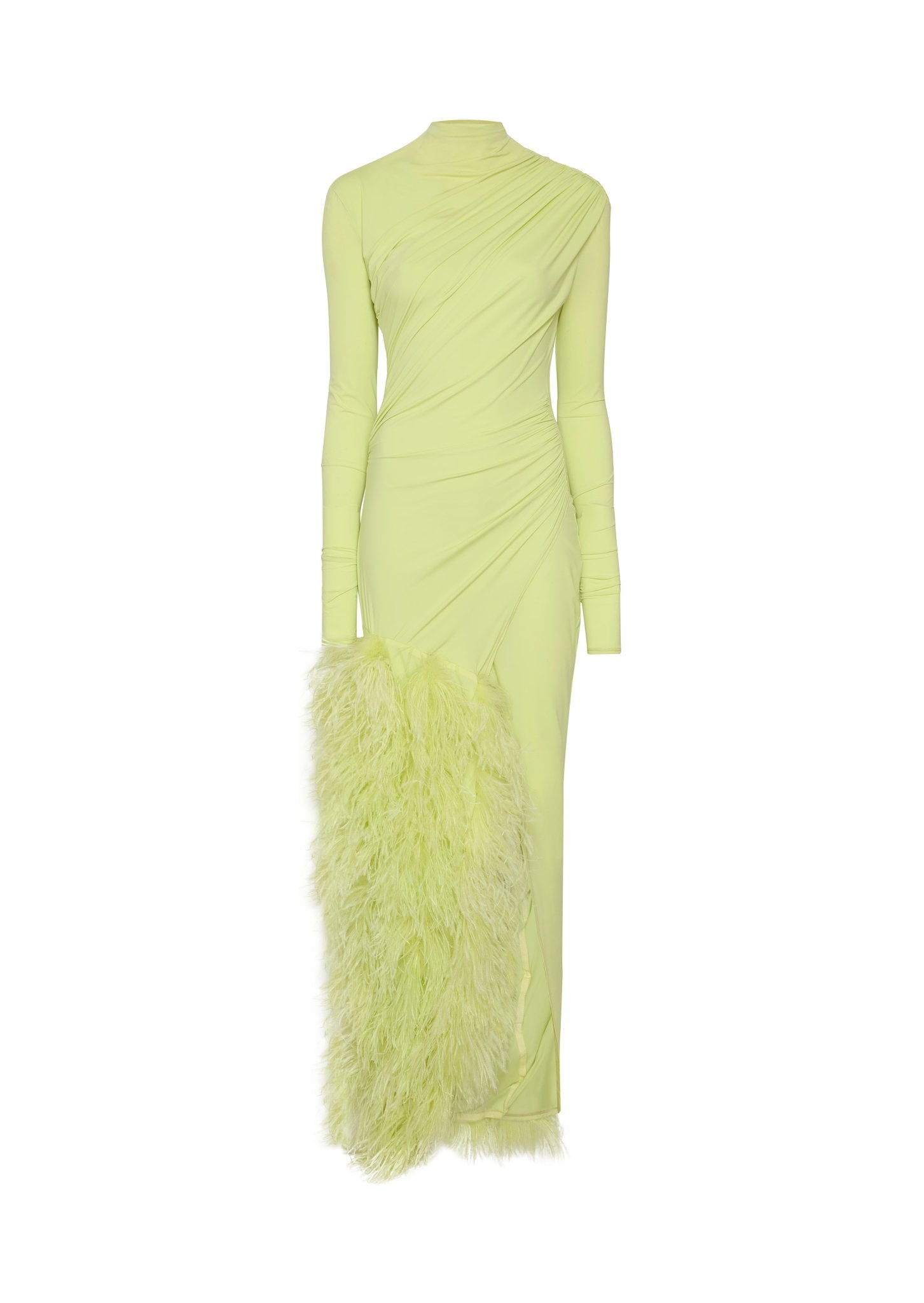Jersey Feather Dress - LAPOINTE