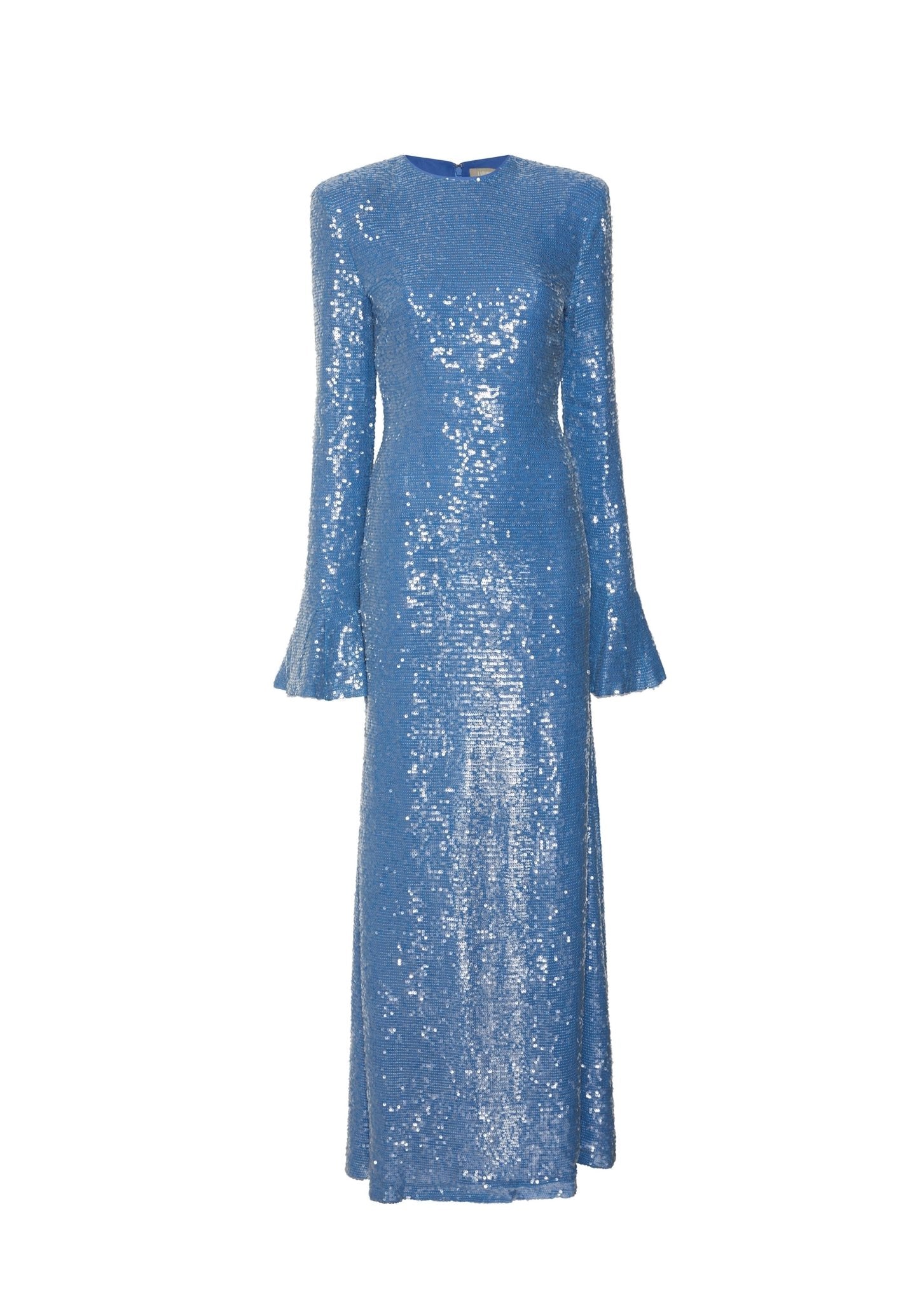 Sequin Flare Sleeve Dress - LAPOINTE