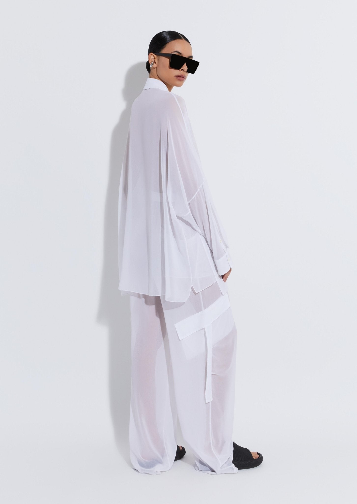 Georgette Oversized Shirt - LAPOINTE