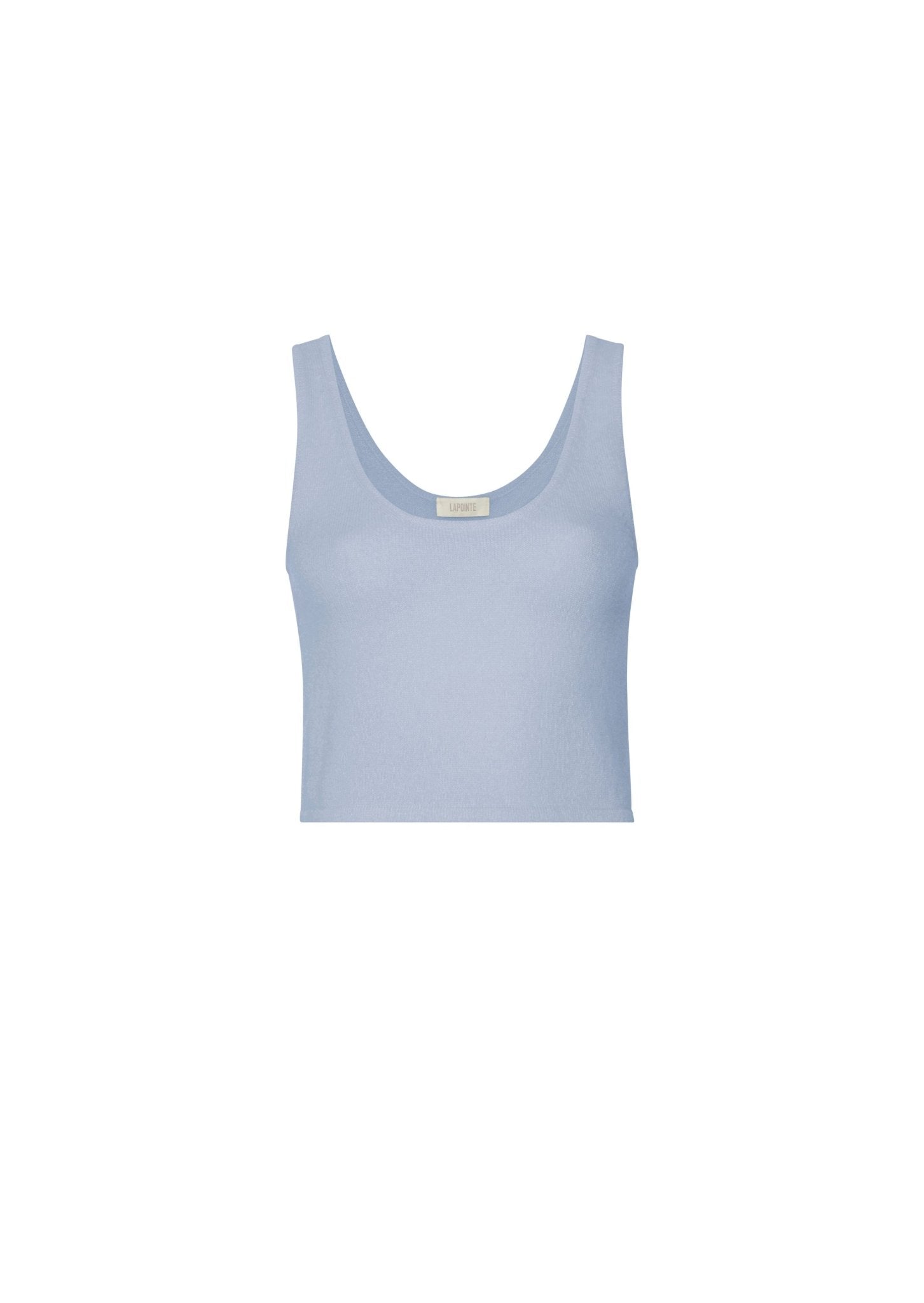 Cashmere Silk Cropped Tank Top - LAPOINTE