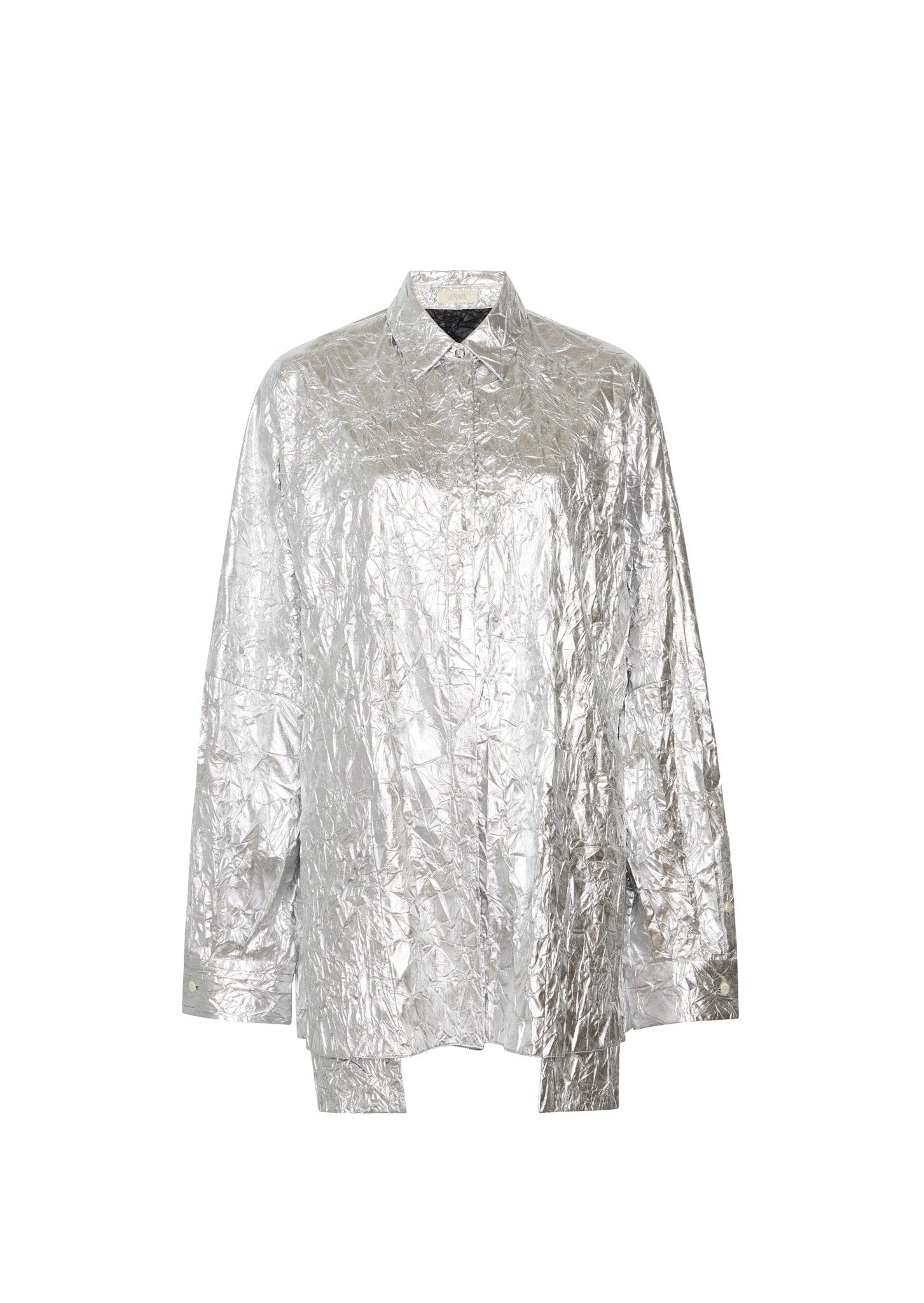 Silver metallic shirt cheap