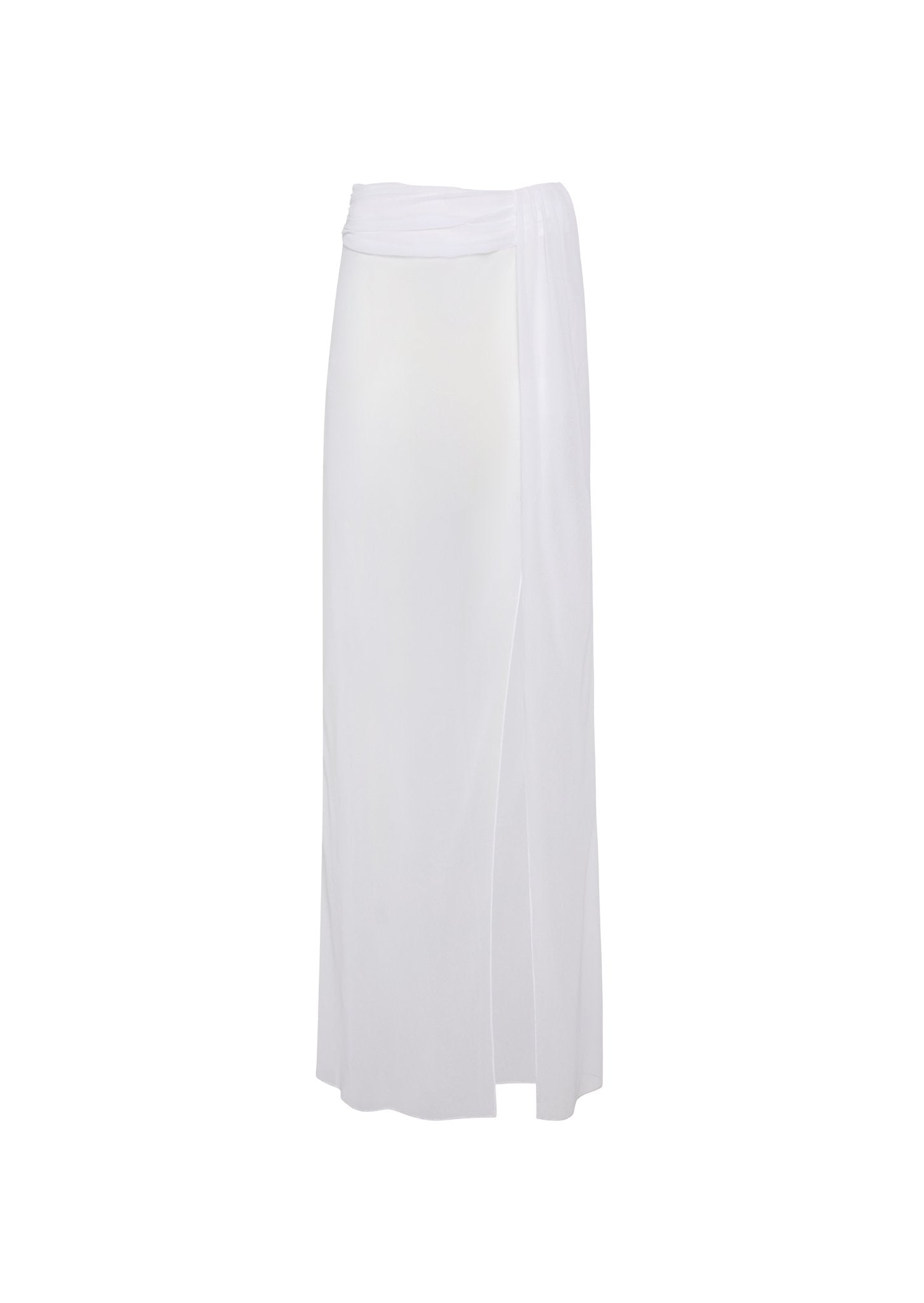 Georgette Asymmetric Maxi Skirt - LAPOINTE