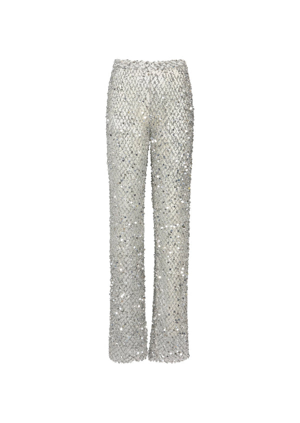 Mesh Sequin Flare Pant - LAPOINTE