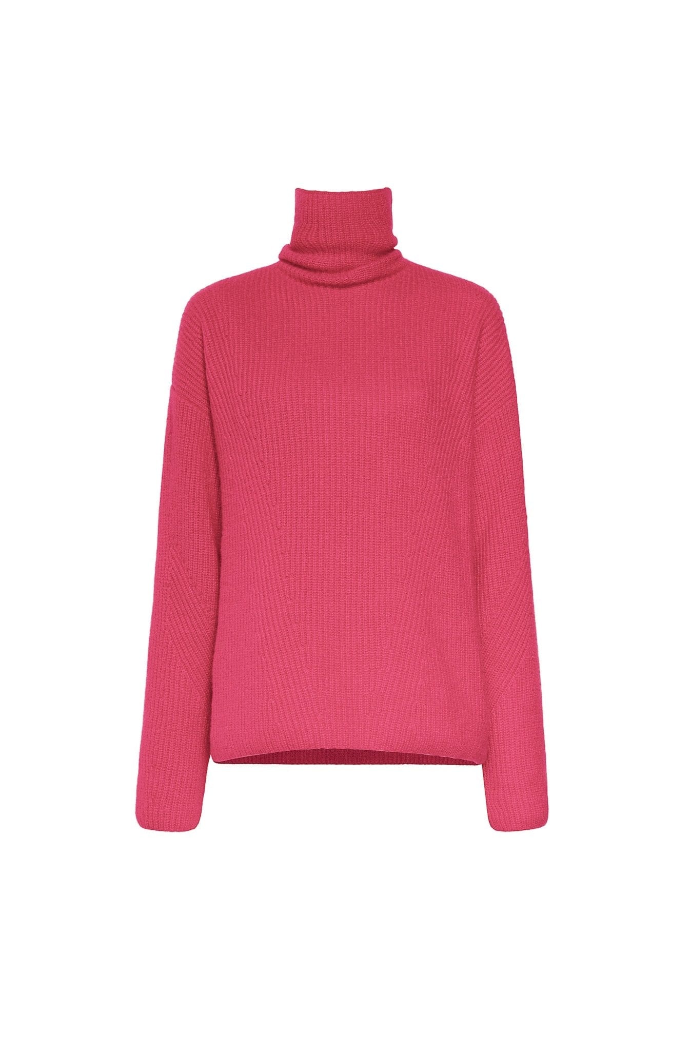 Red hot sale silk turtleneck