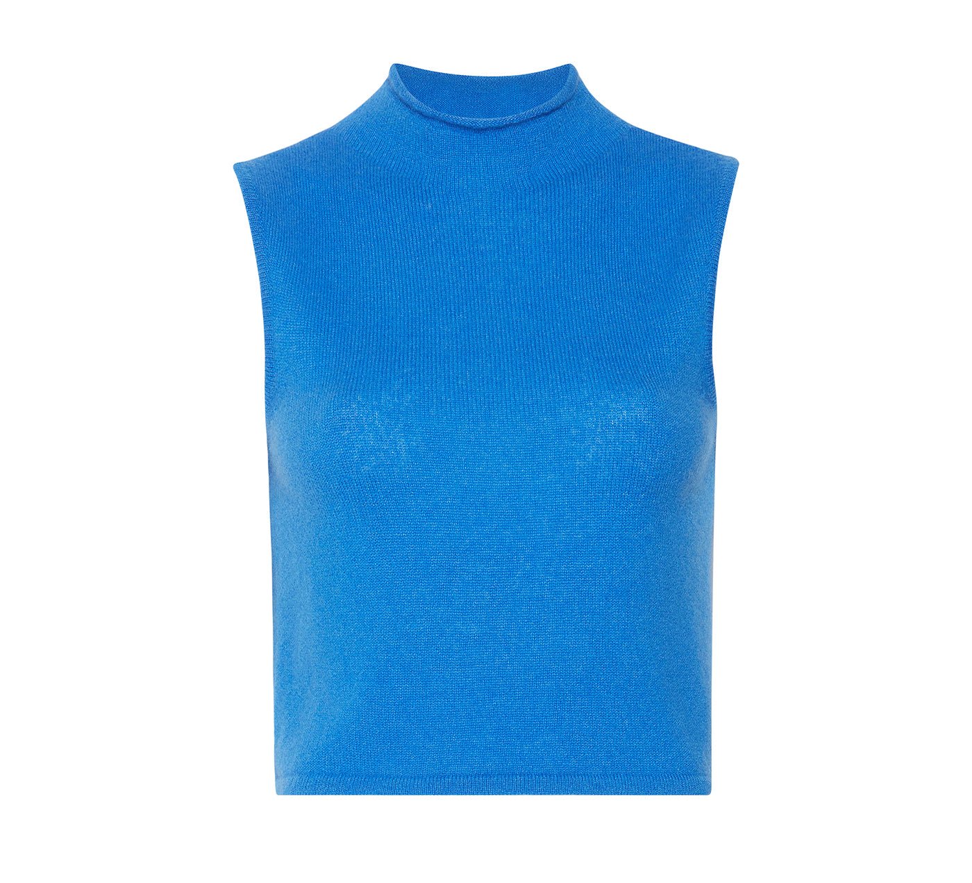 AIRY CASHMERE SILK ROLL NECK TANK - LAPOINTE