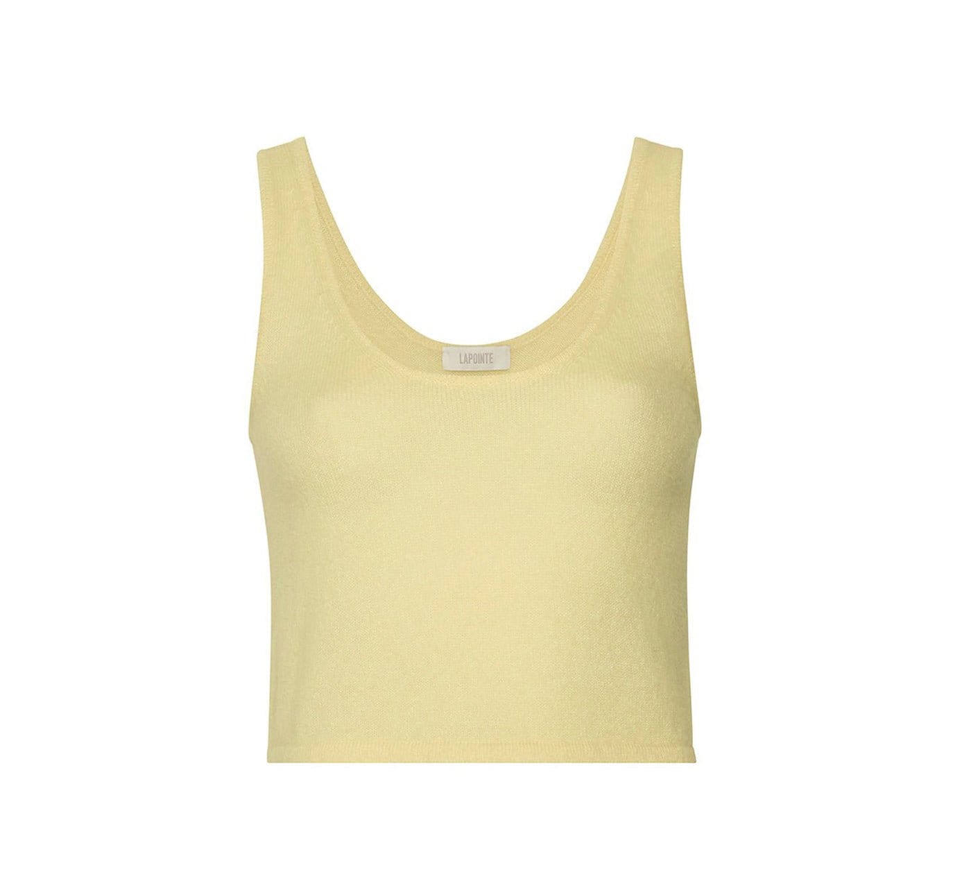 CASHMERE SILK CROPPED TANK TOP - LAPOINTE