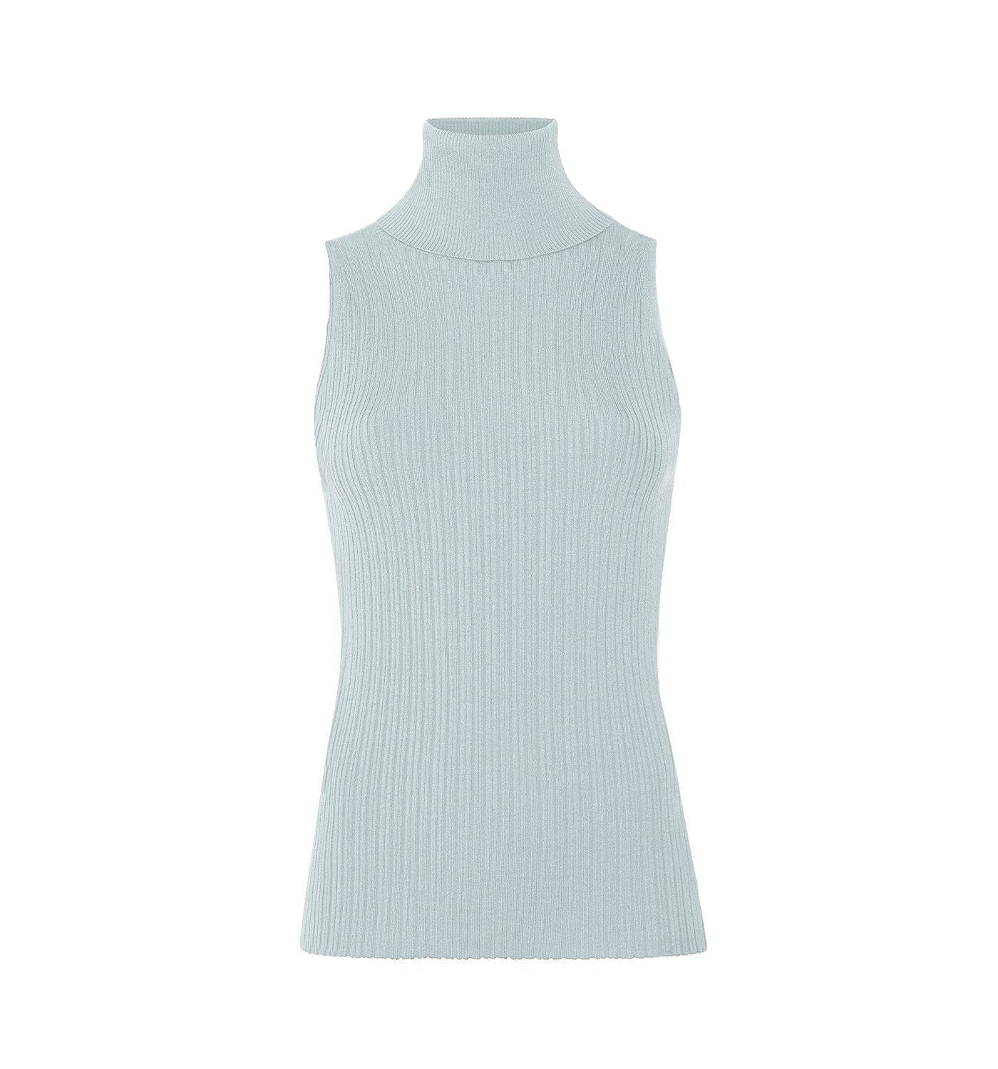 CASHMERE TURTLENECK TANK - LAPOINTE