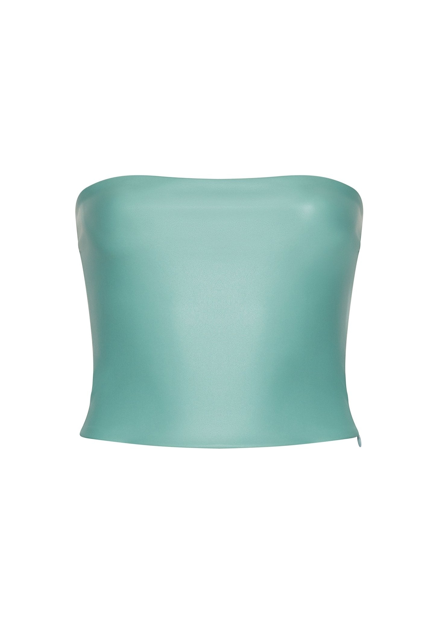 Faux Leather Tube Top - LAPOINTE
