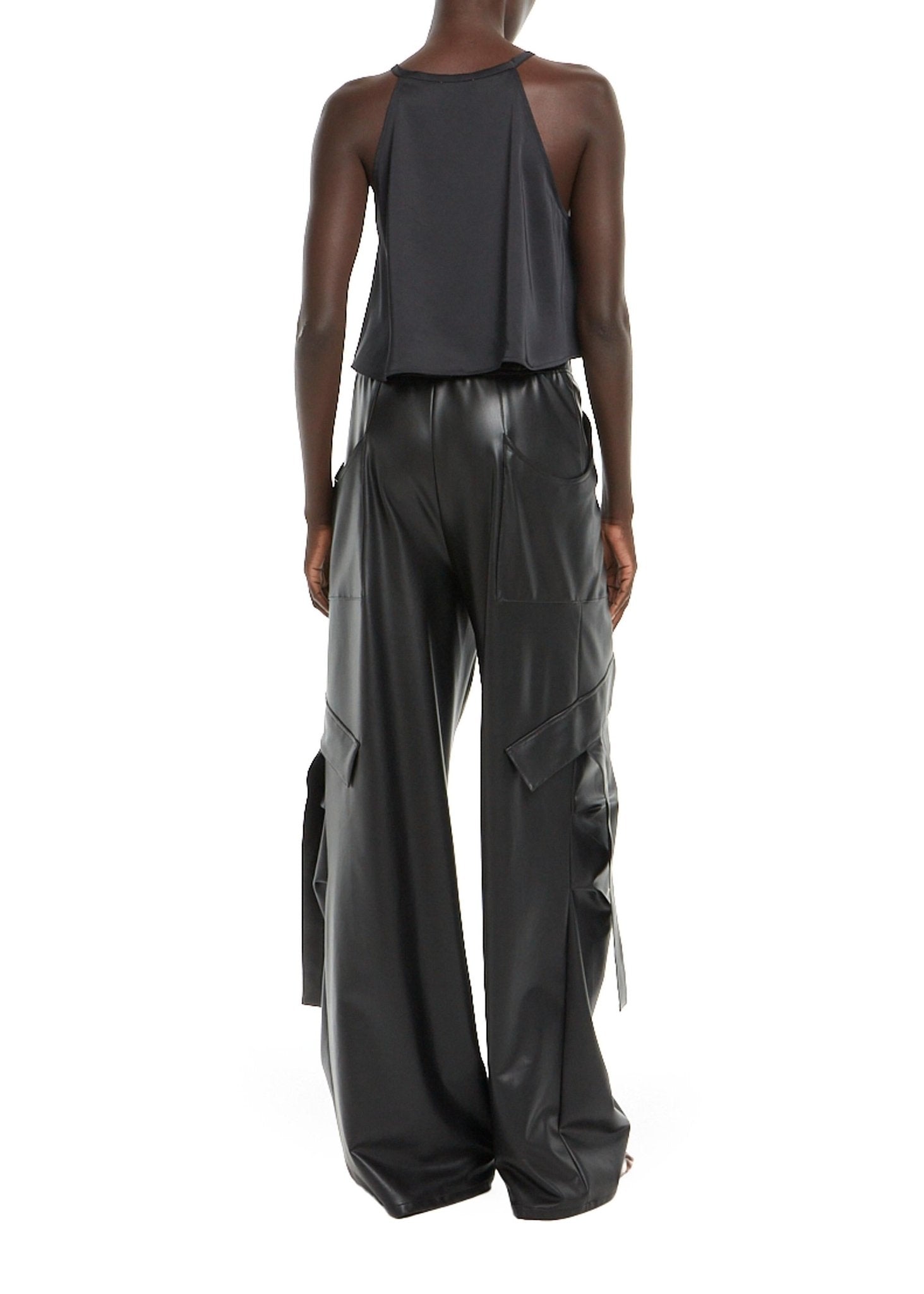 Faux Leather Utility Pant - LAPOINTE