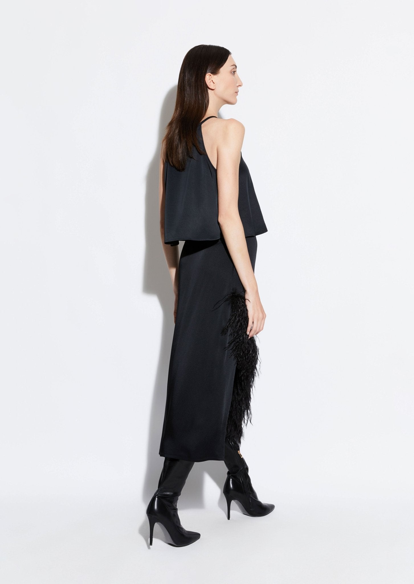 Feather Asymmetrical Skirt - LAPOINTE