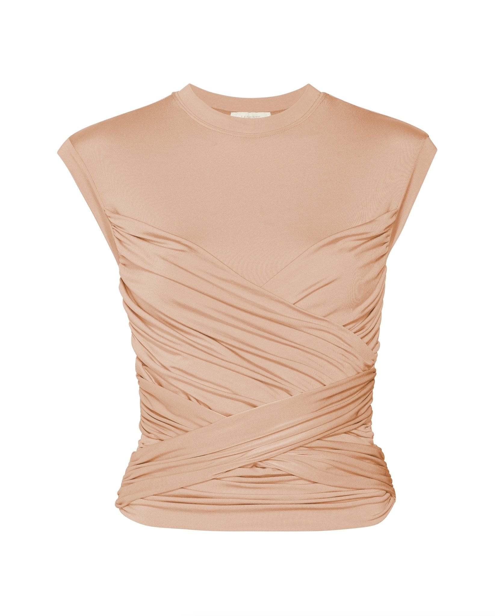 LIGHTWEIGHT JERSEY DRAPED WRAP TANK - LAPOINTE