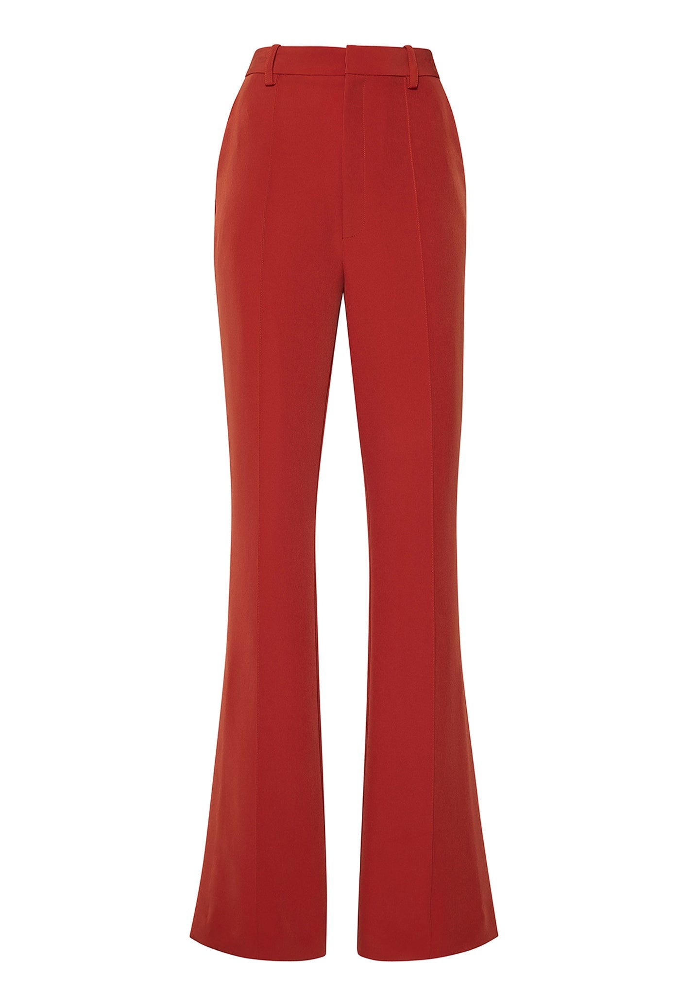 MATTE CREPE HIGH WAISTED FLARE LEG PANT - LAPOINTE