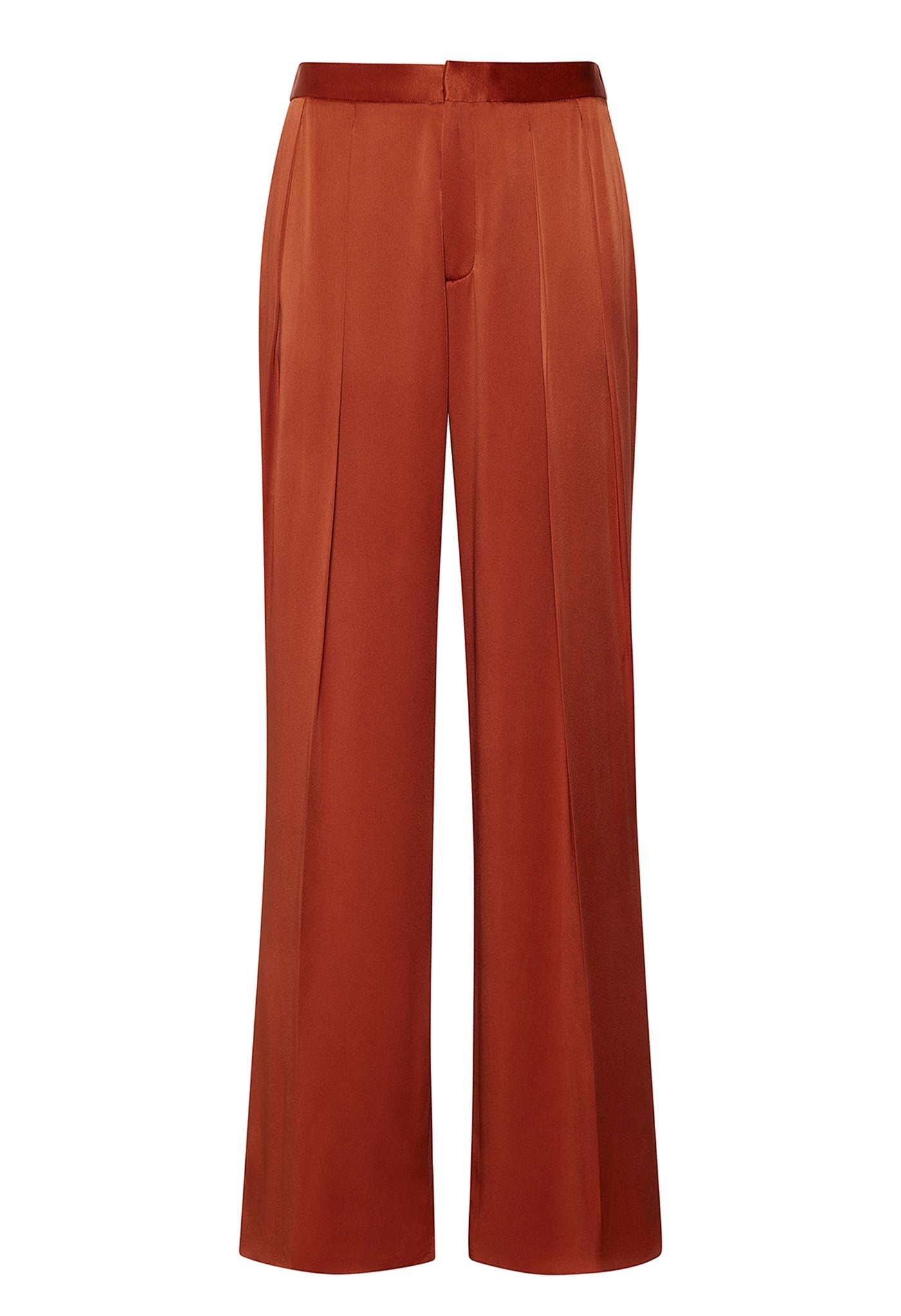 SATIN LOW WAISTED TROUSER - LAPOINTE