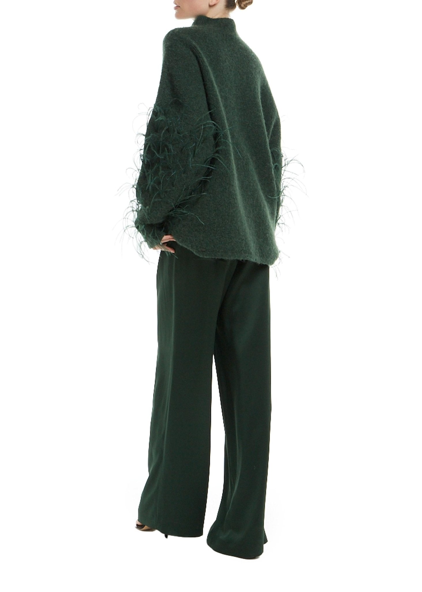 Satin Relaxed Pleated Pant - LAPOINTE