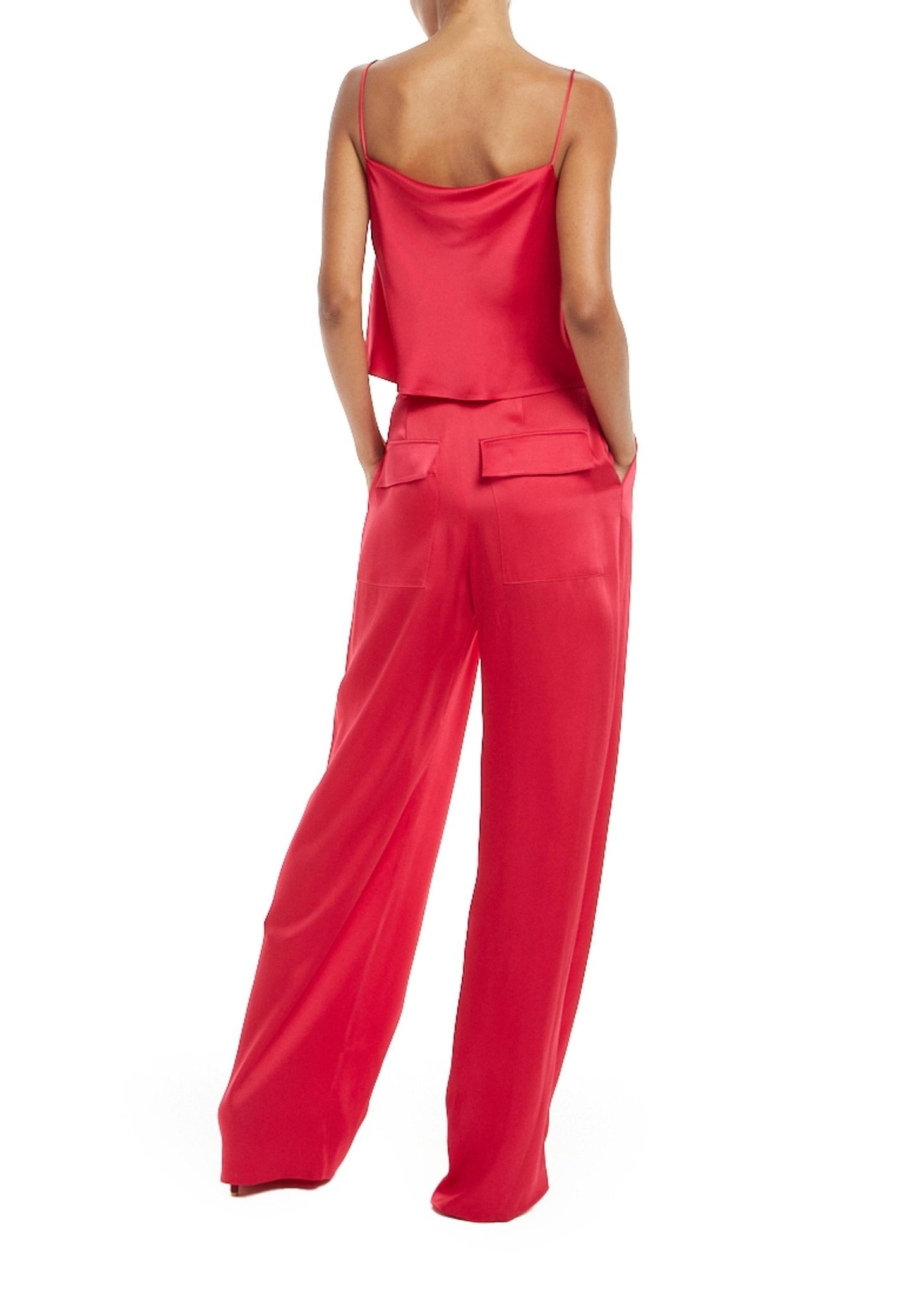 Satin Relaxed Pleated Pant - LAPOINTE