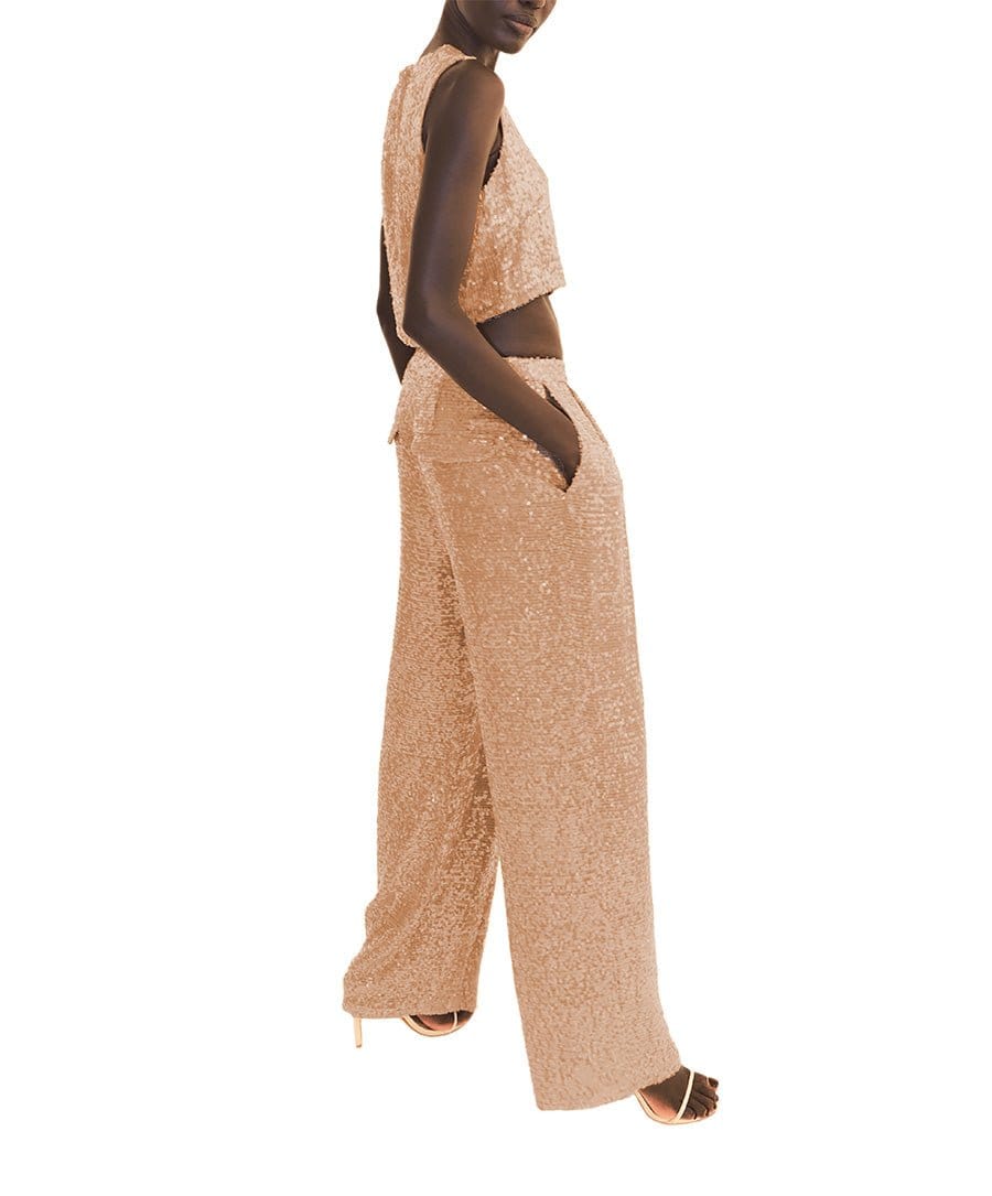 SEQUIN LOW WAISTED TROUSER - LAPOINTE