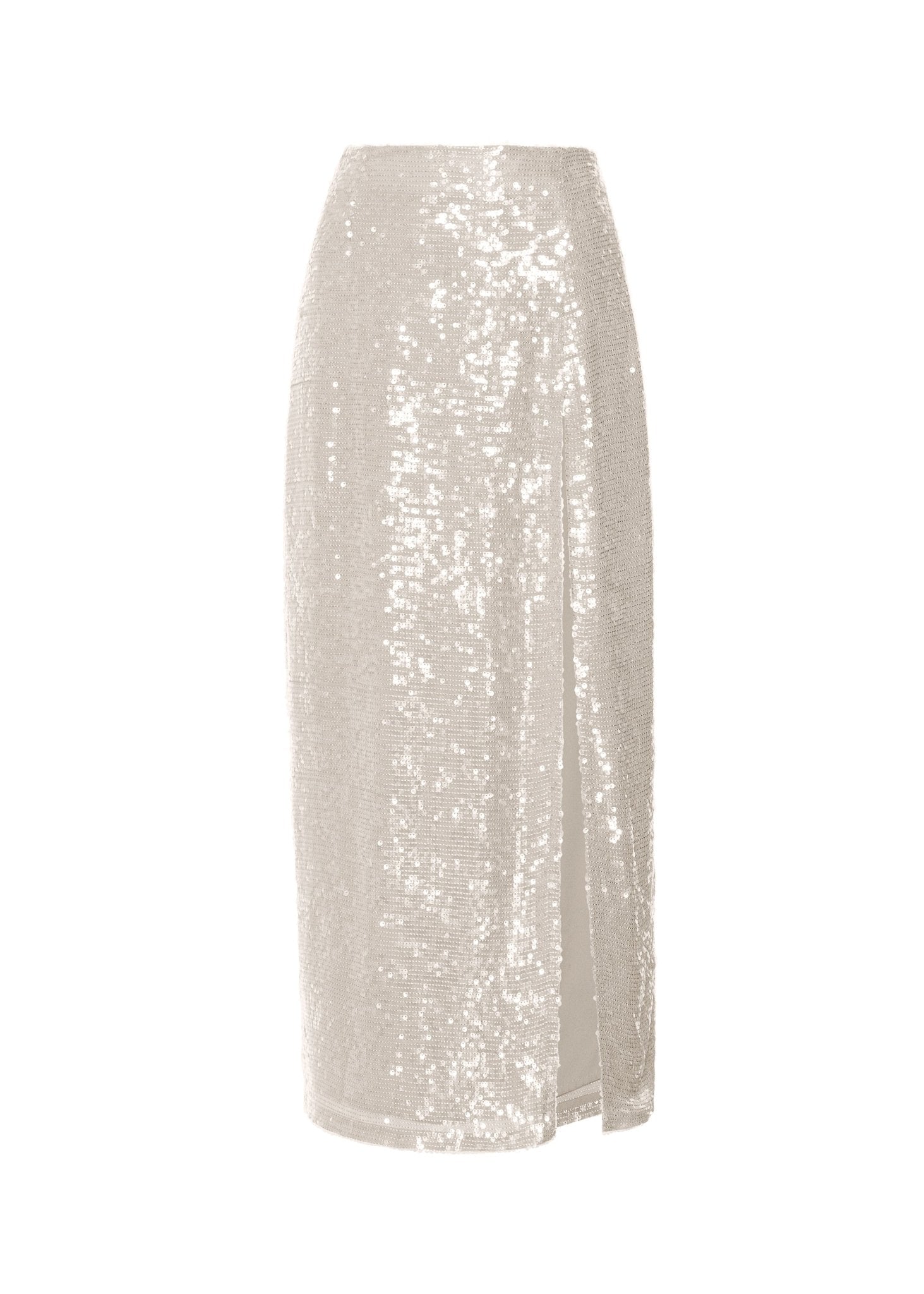 Sequin Skirt With Slit - LAPOINTE