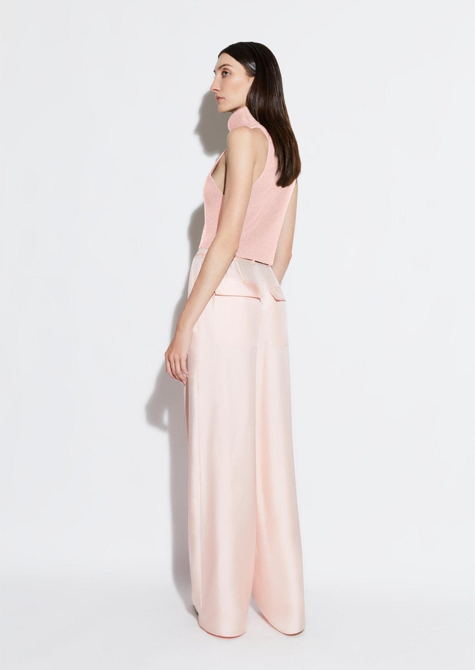 Silky Twill Relaxed Pleated Pant - LAPOINTE