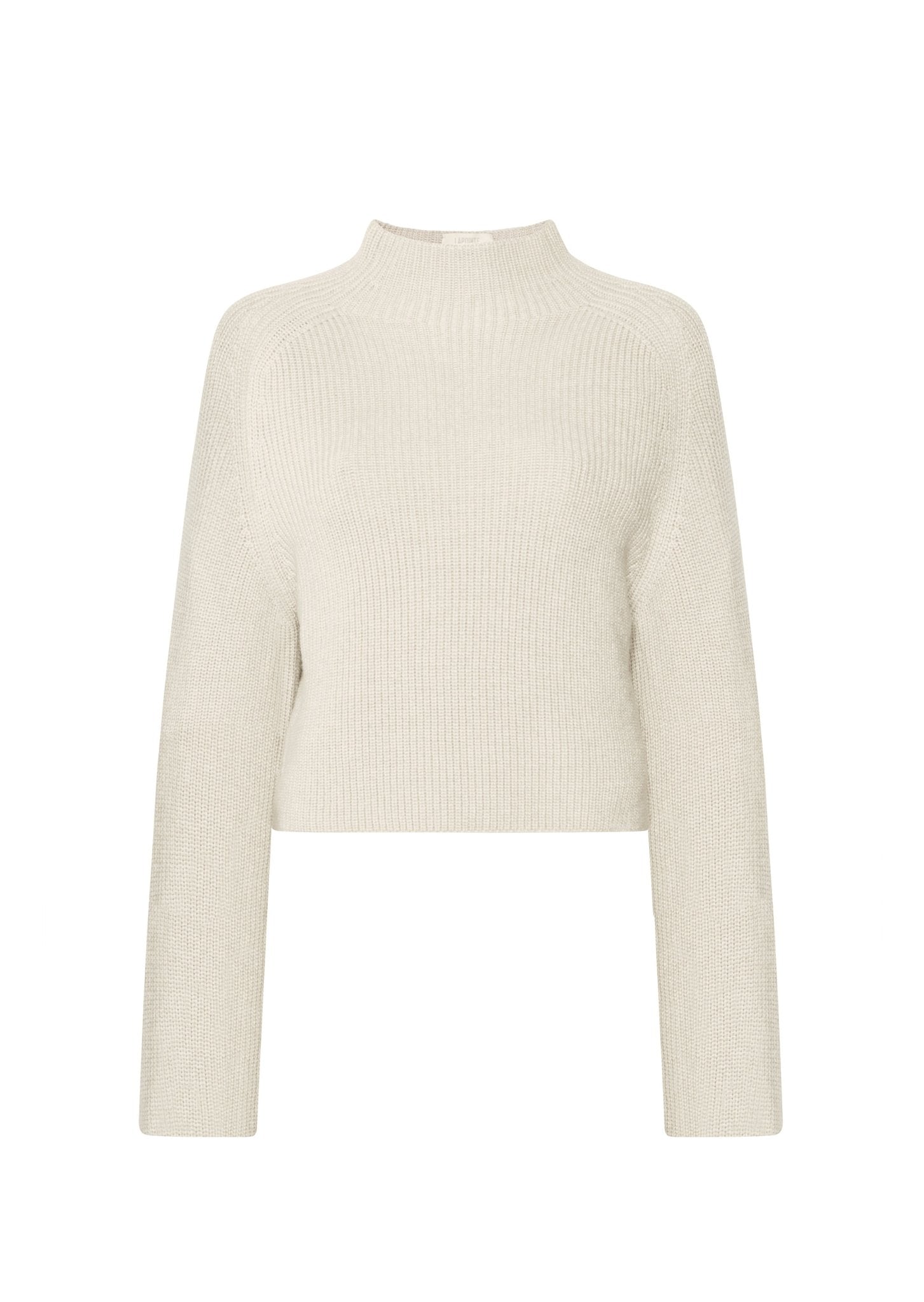 Wool Cropped Raglan Sweater - LAPOINTE