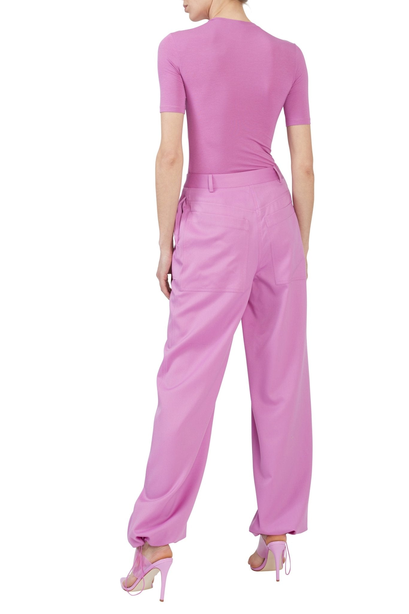 WOOL WRAPPED WAISTBAND PANT - LAPOINTE